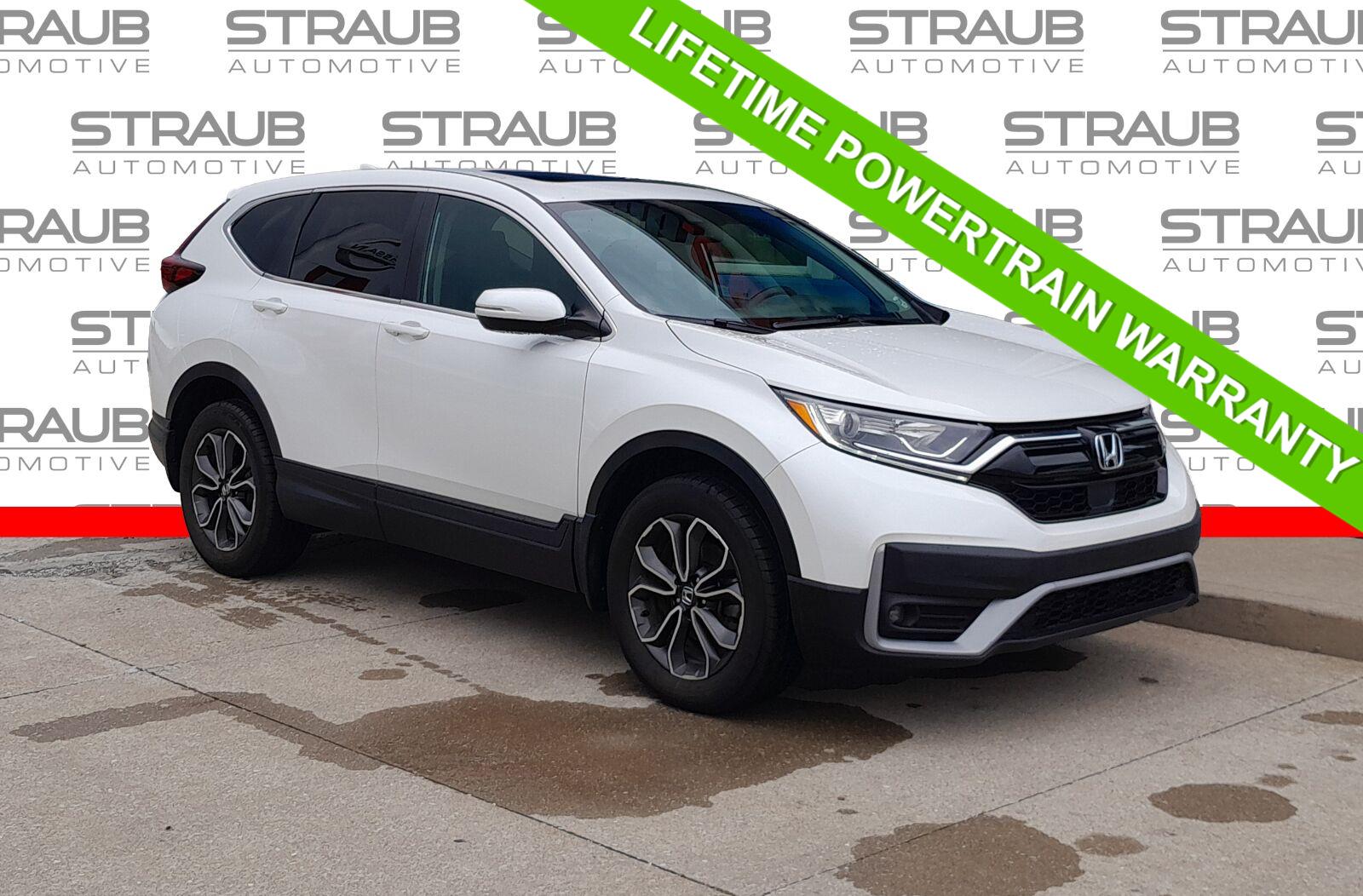 Platinum White Pearl 2021 Honda CR-V SUV / Crossover All-Wheel Drive Continuously Variable Transmission