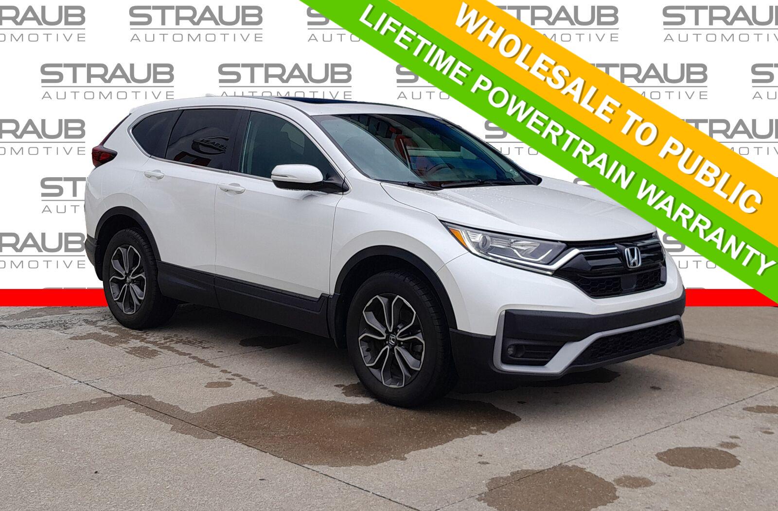 Platinum White Pearl 2021 Honda CR-V SUV / Crossover All-Wheel Drive Continuously Variable Transmission