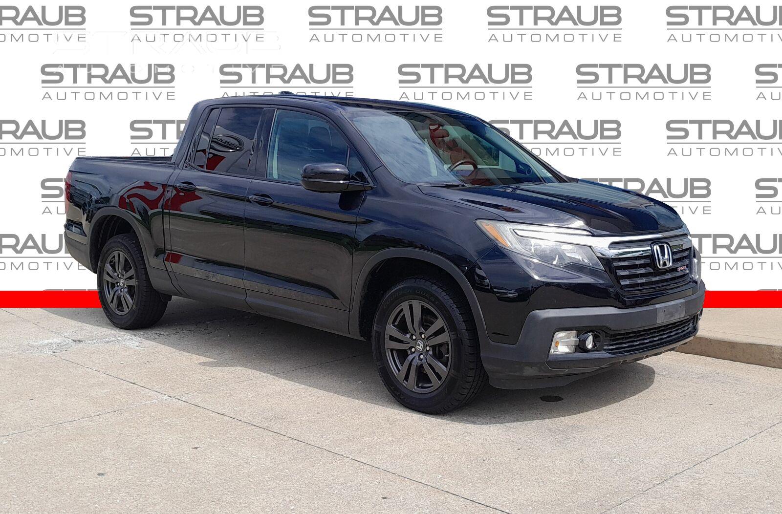 Crystal Black Pearl 2017 Honda Ridgeline Pickup Truck All-Wheel Drive Automatic
