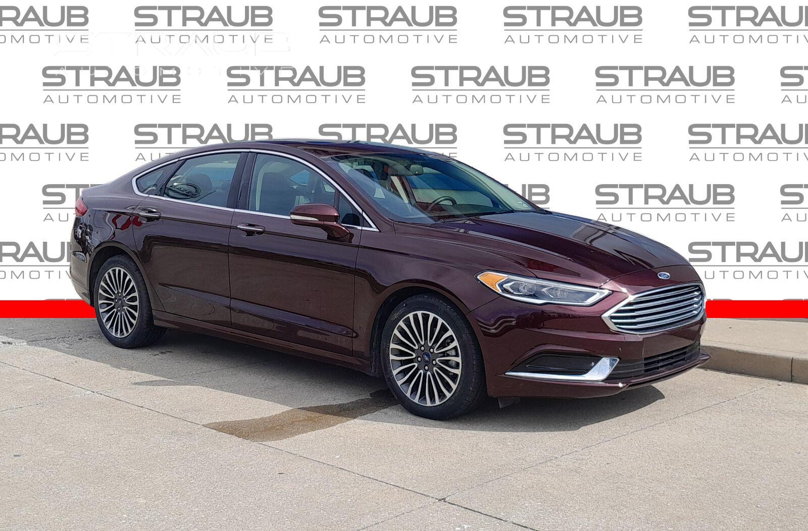 Red (Burgundy Velvet Metallic Tinted Clearcoat) 2018 Ford Fusion Sedan Front-Wheel Drive 6-Speed Automatic