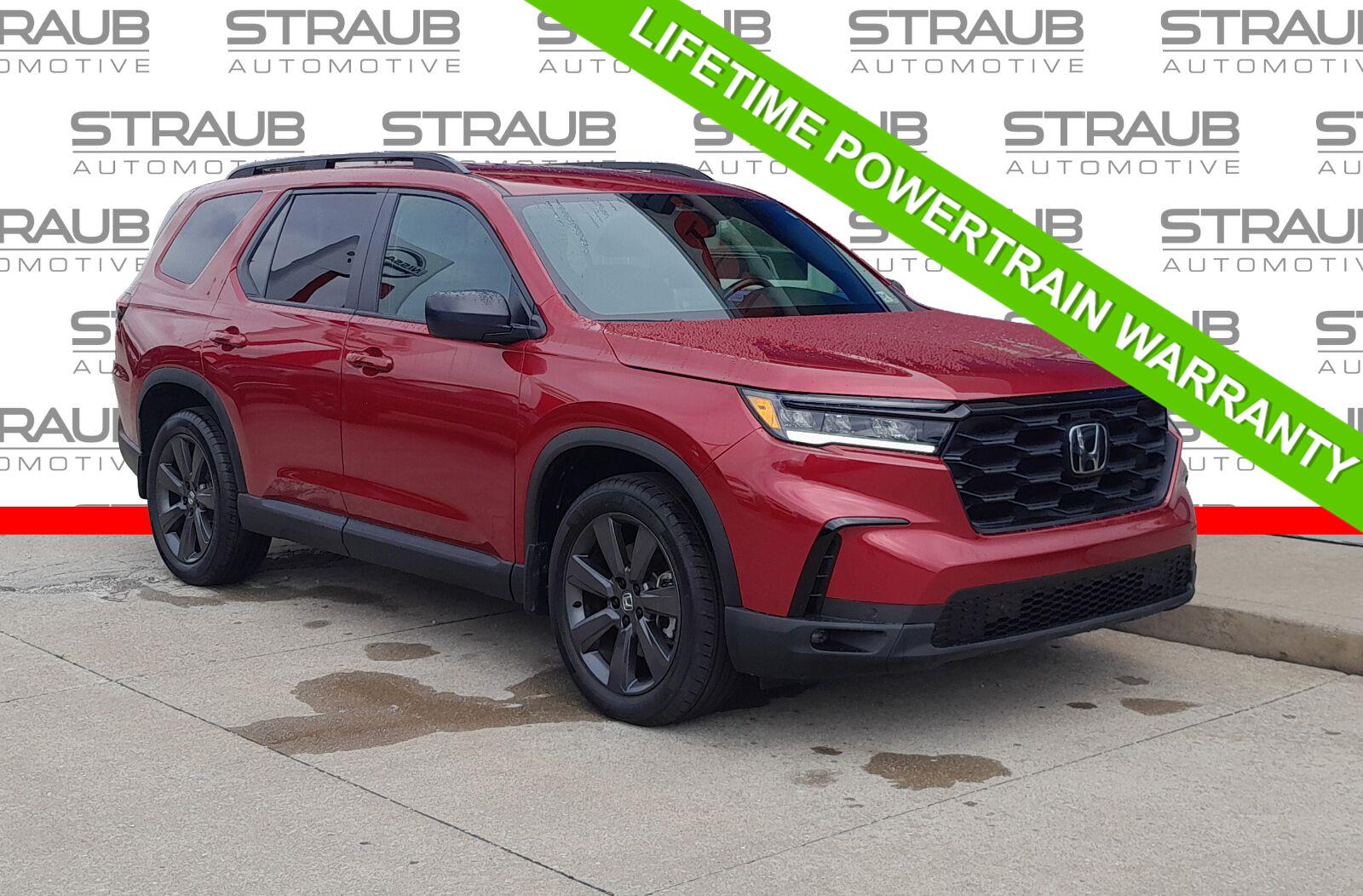 Radiant Red Metallic II 2025 Honda Pilot SUV / Crossover All-Wheel Drive Automatic