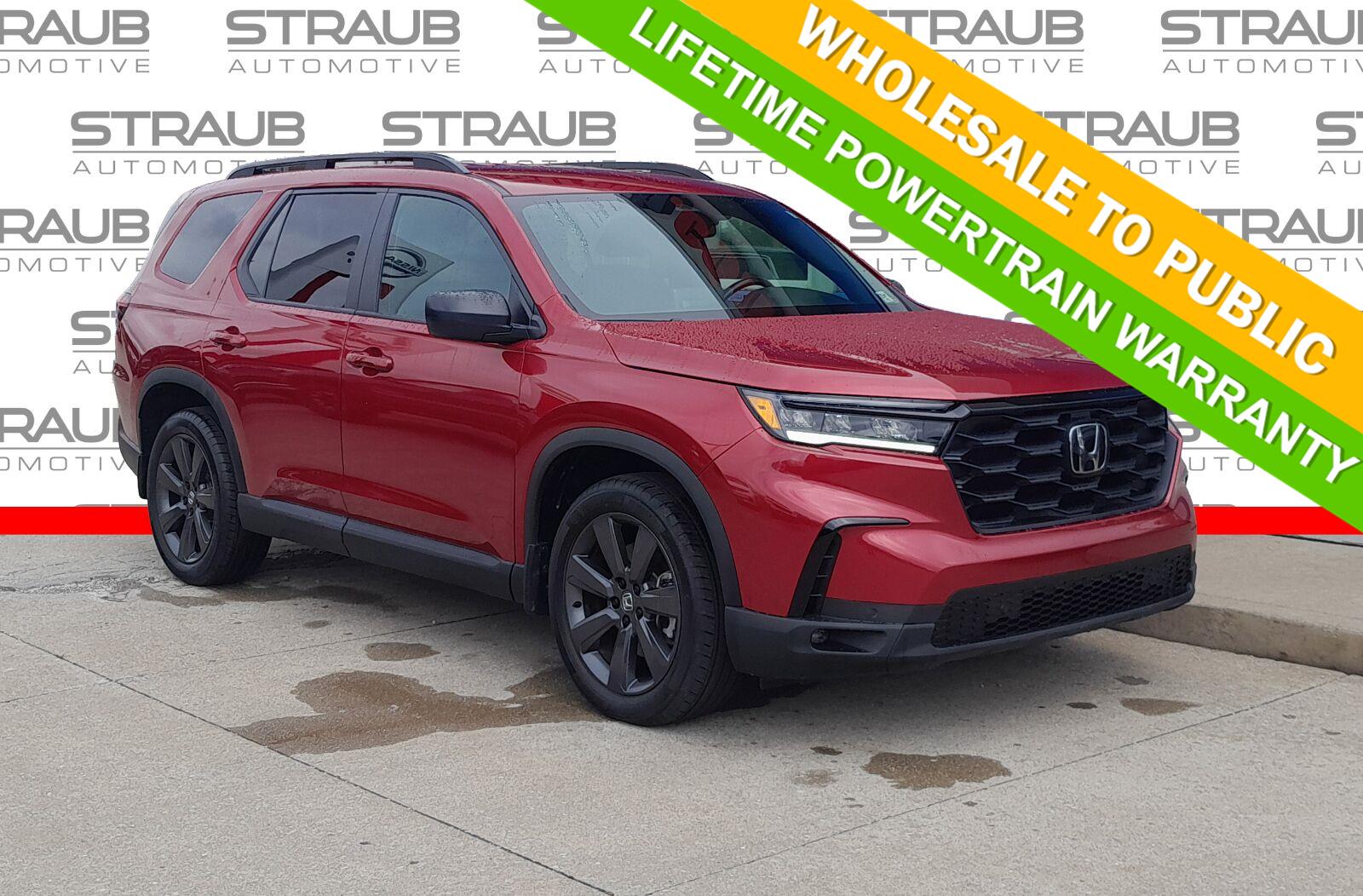 Radiant Red Metallic II 2025 Honda Pilot SUV / Crossover All-Wheel Drive Automatic