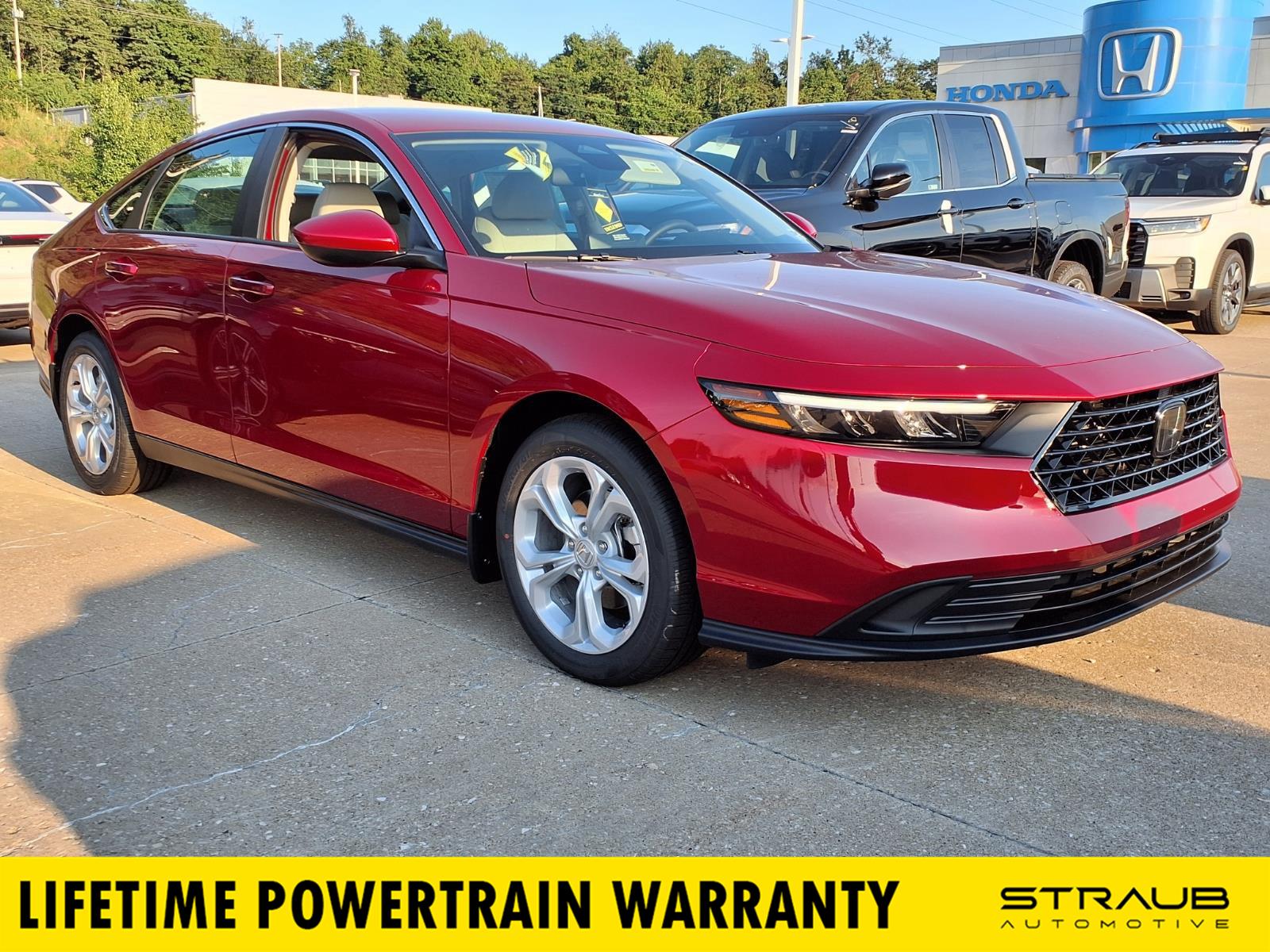 Radiant Red Metallic 2026 Honda Accord Sedan Front-Wheel Drive Continuously Variable Transmission
