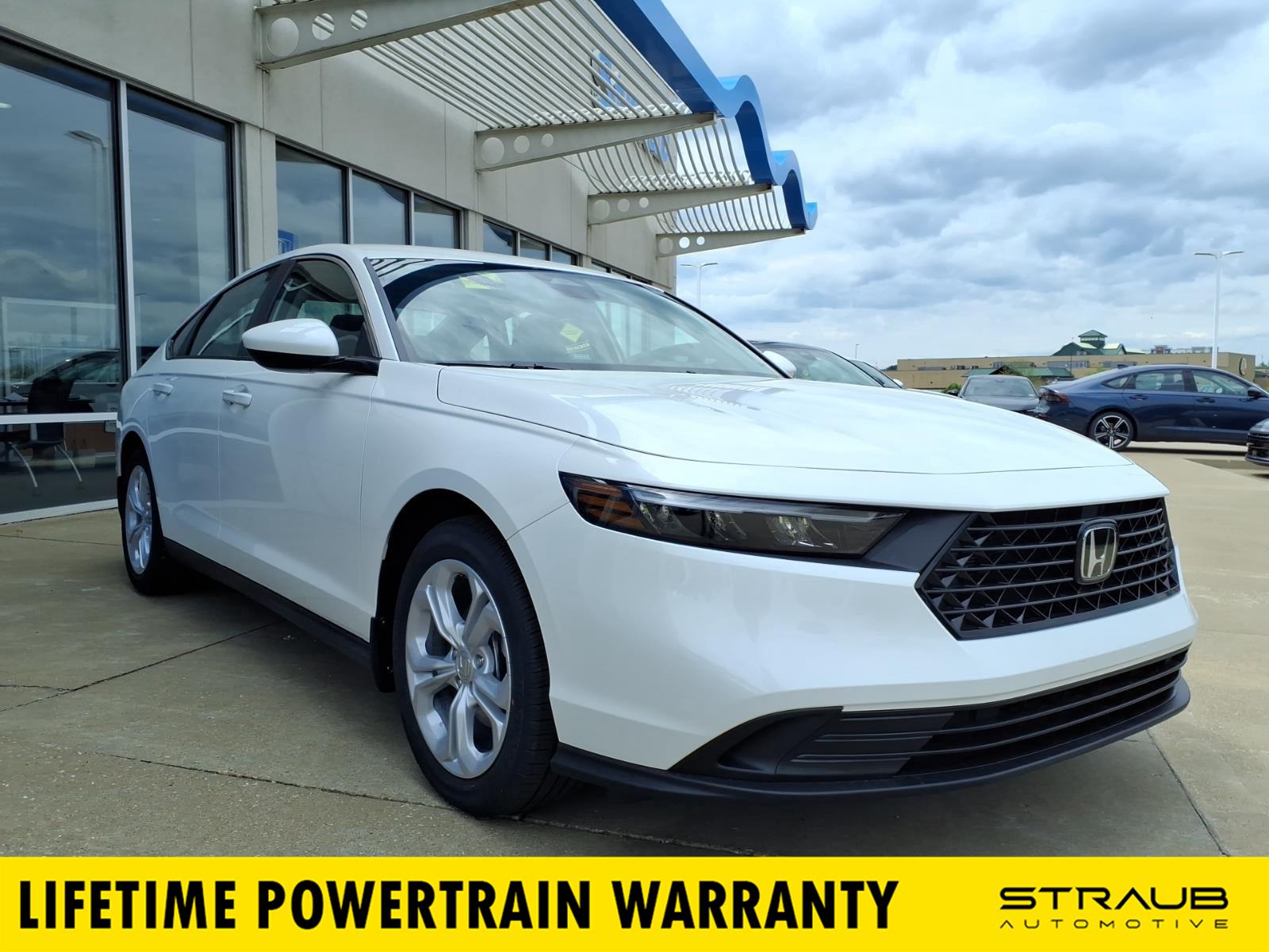 Platinum White Pearl 2026 Honda Accord Sedan Front-Wheel Drive Continuously Variable Transmission