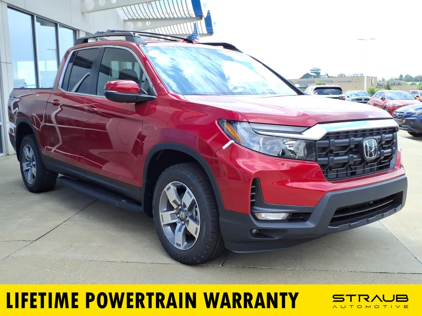 Radiant Red Metallic II 2026 Honda Ridgeline Pickup Truck All-Wheel Drive 9-Speed Automatic