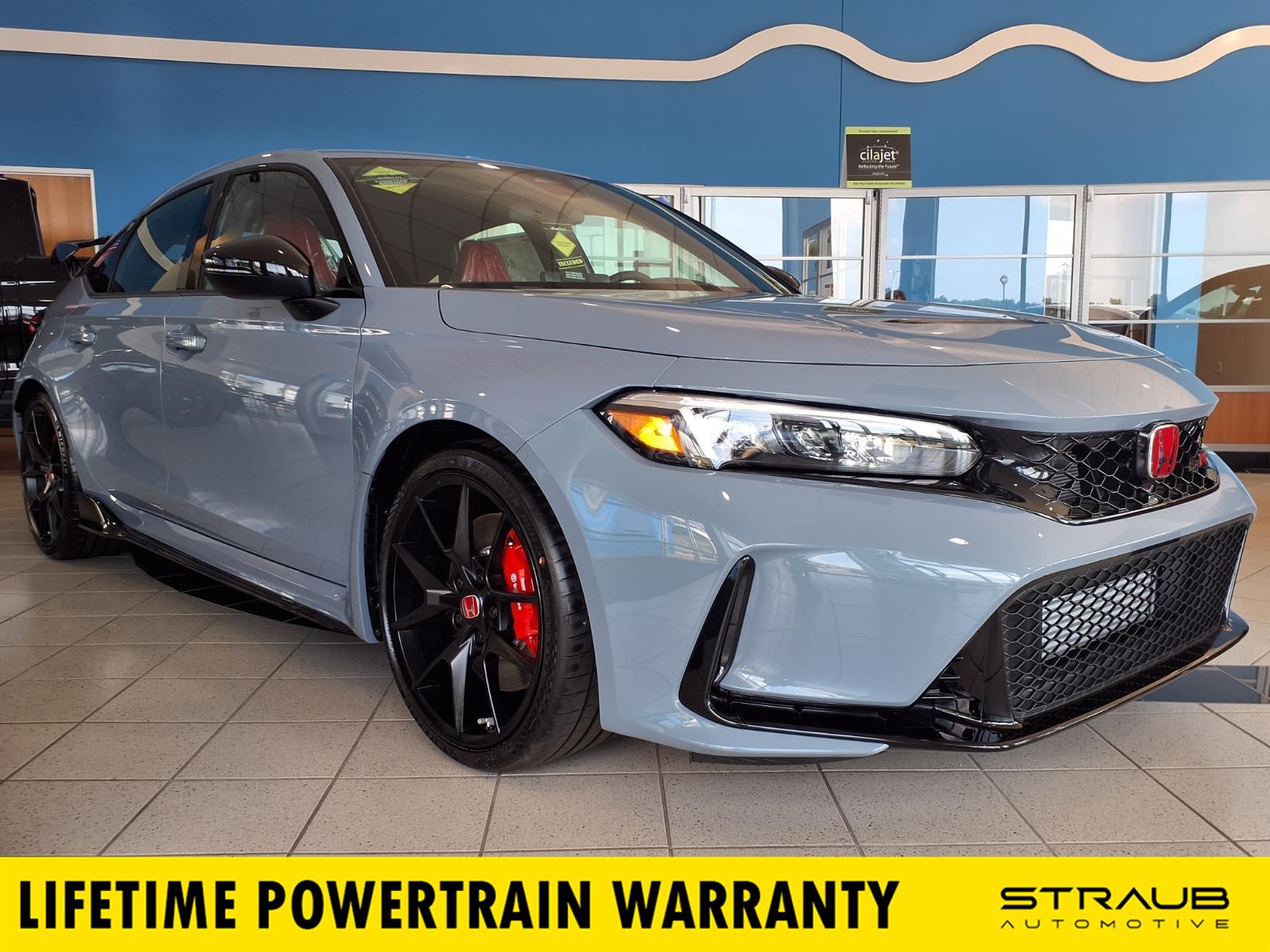 Sonic Gray Pearl 2026 Honda Civic Type R Hatchback Front-Wheel Drive 6-Speed Manual