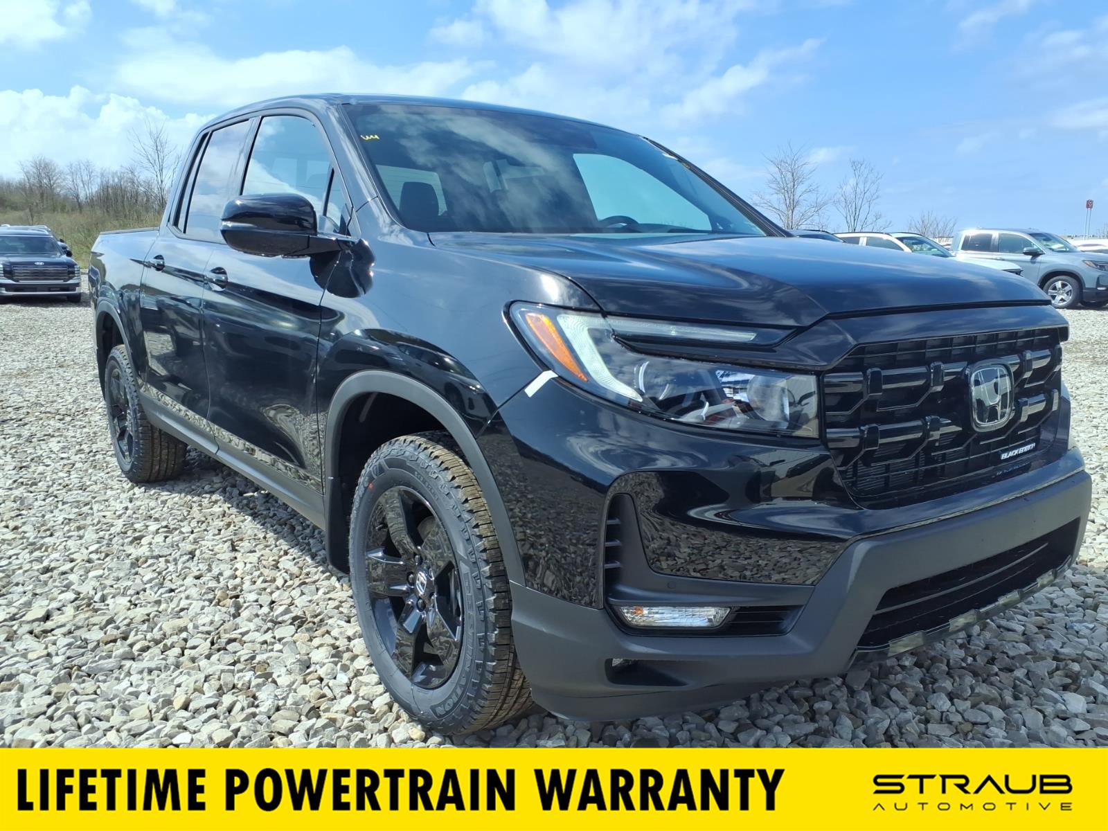 Crystal Black Pearl 2026 Honda Ridgeline Pickup Truck All-Wheel Drive 9-Speed Automatic