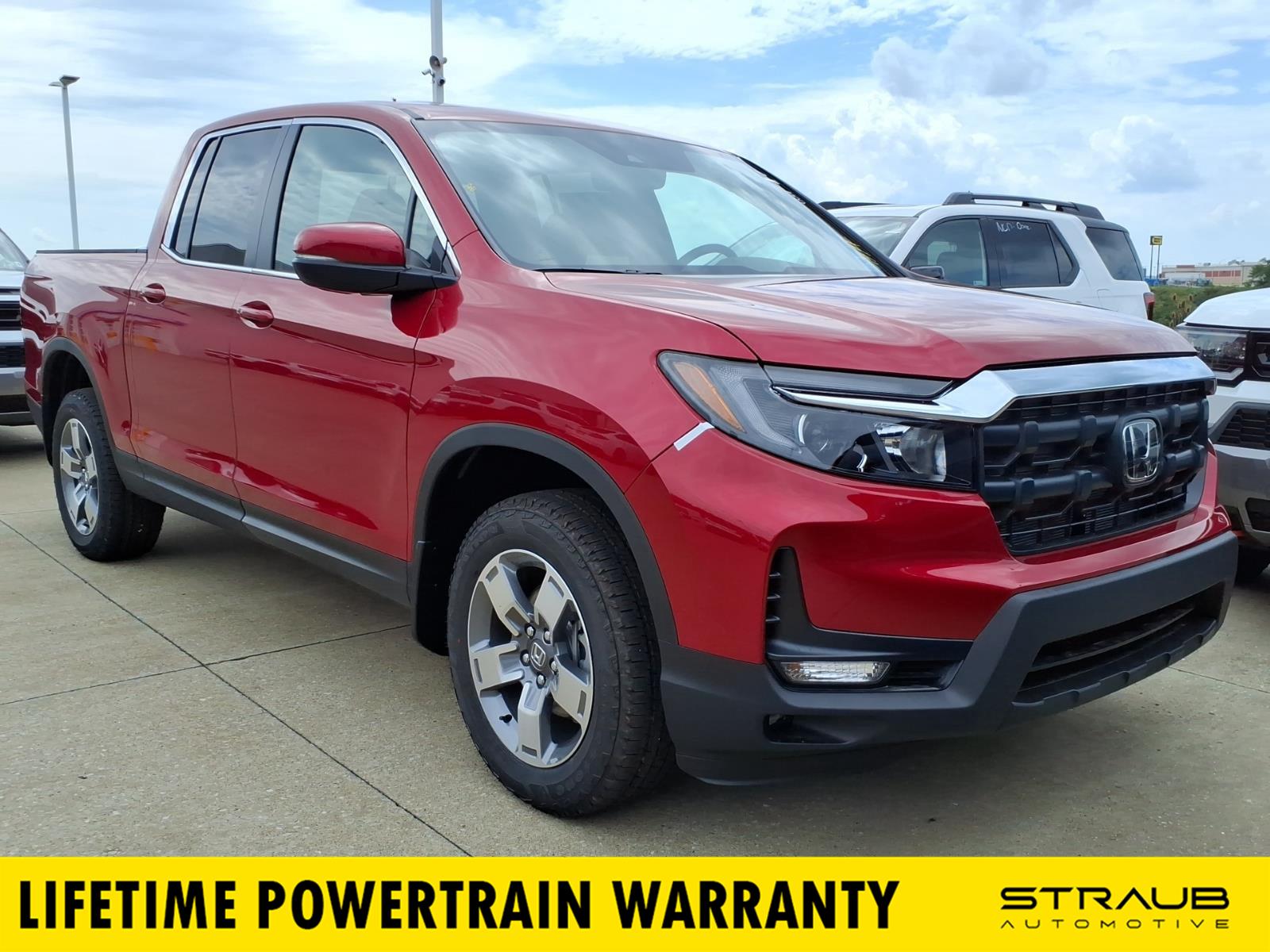 Radiant Red Metallic II 2026 Honda Ridgeline Pickup Truck All-Wheel Drive 9-Speed Automatic
