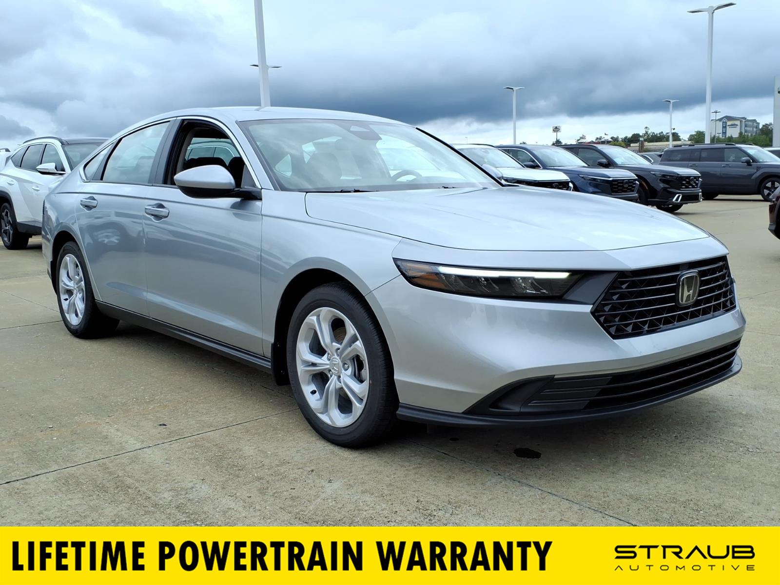 Solar Silver Metallic 2026 Honda Accord Sedan Front-Wheel Drive Continuously Variable Transmission