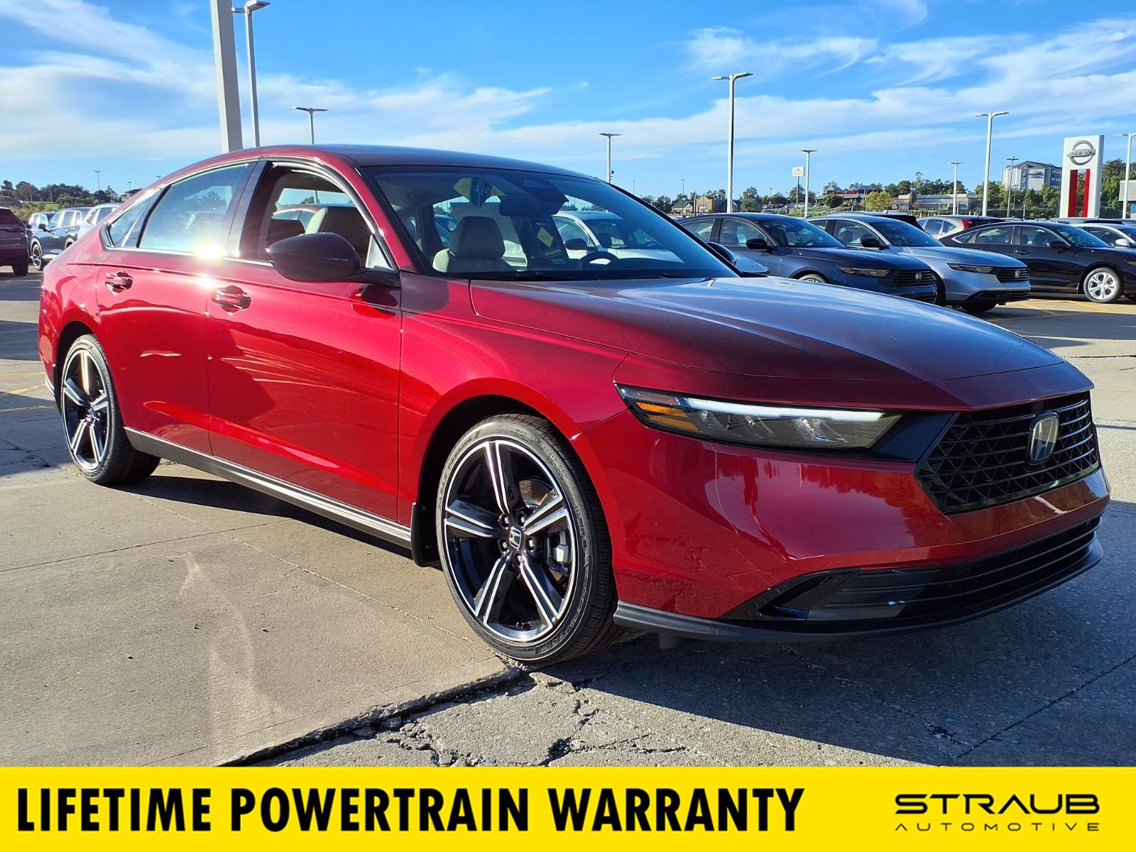 Radiant Red Metallic 2026 Honda Accord Sedan Front-Wheel Drive Continuously Variable Transmission