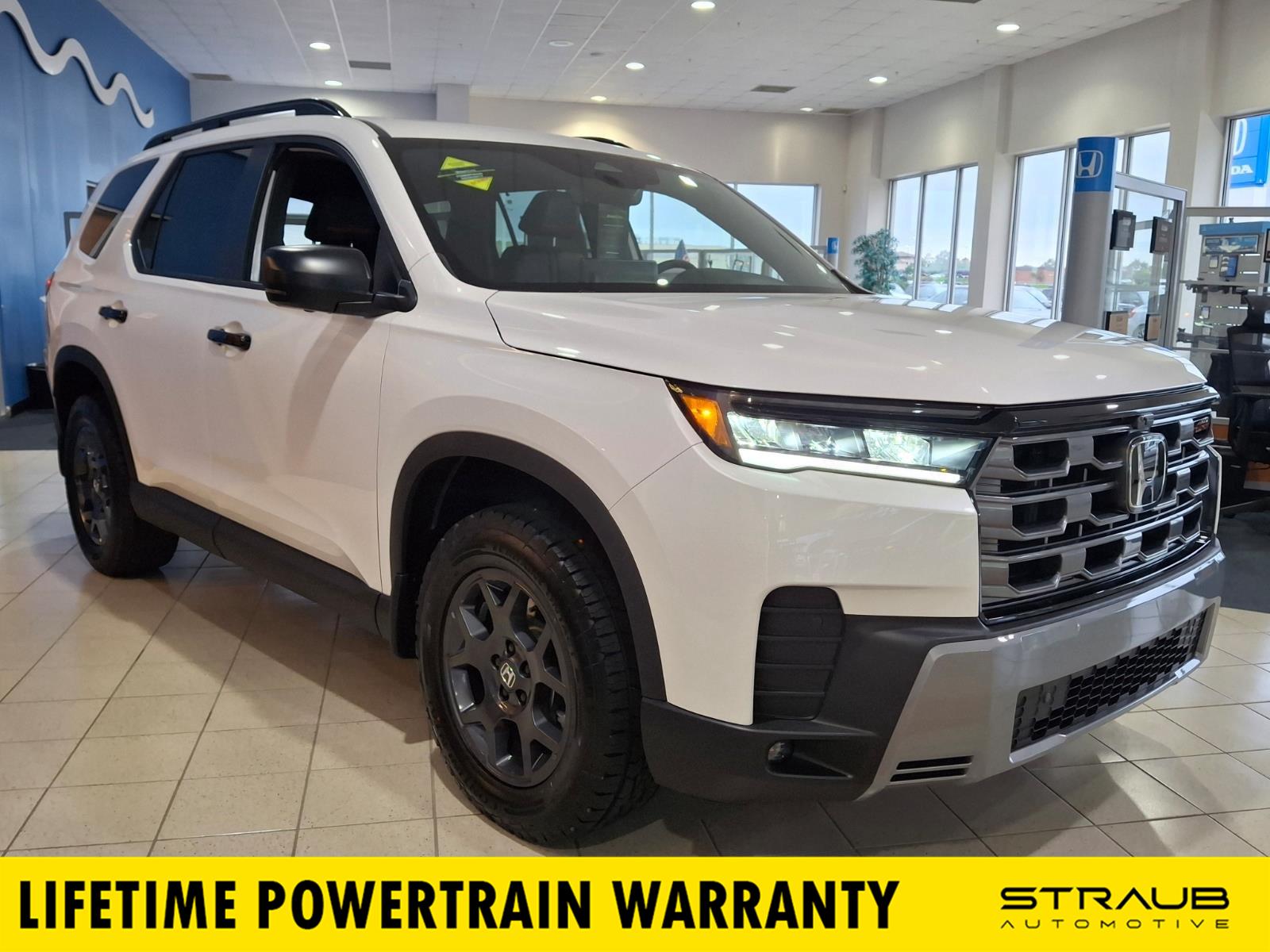 Platinum White Pearl 2026 Honda Pilot SUV / Crossover All-Wheel Drive Automatic