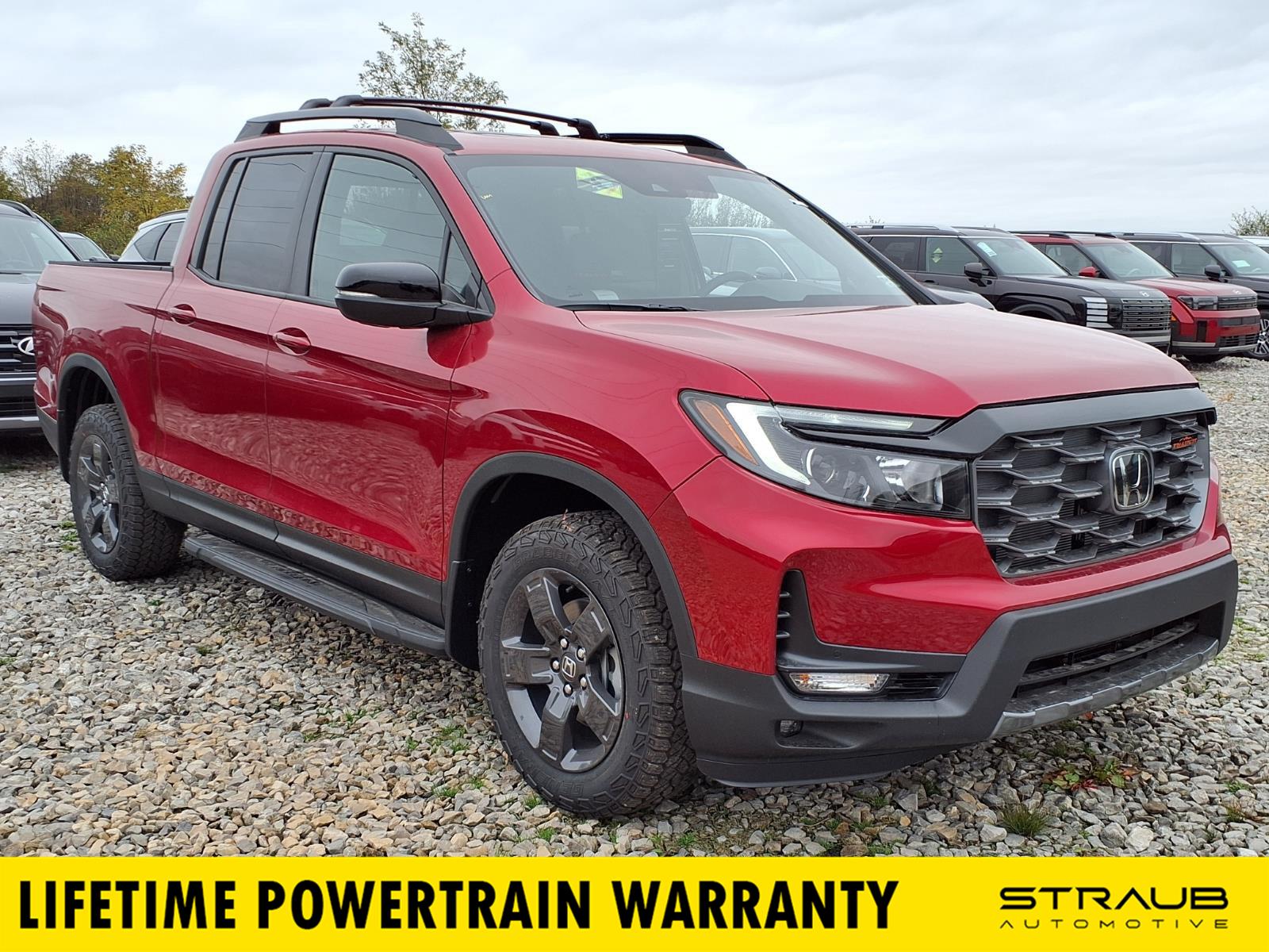 Radiant Red Metallic II 2026 Honda Ridgeline Pickup Truck All-Wheel Drive Automatic