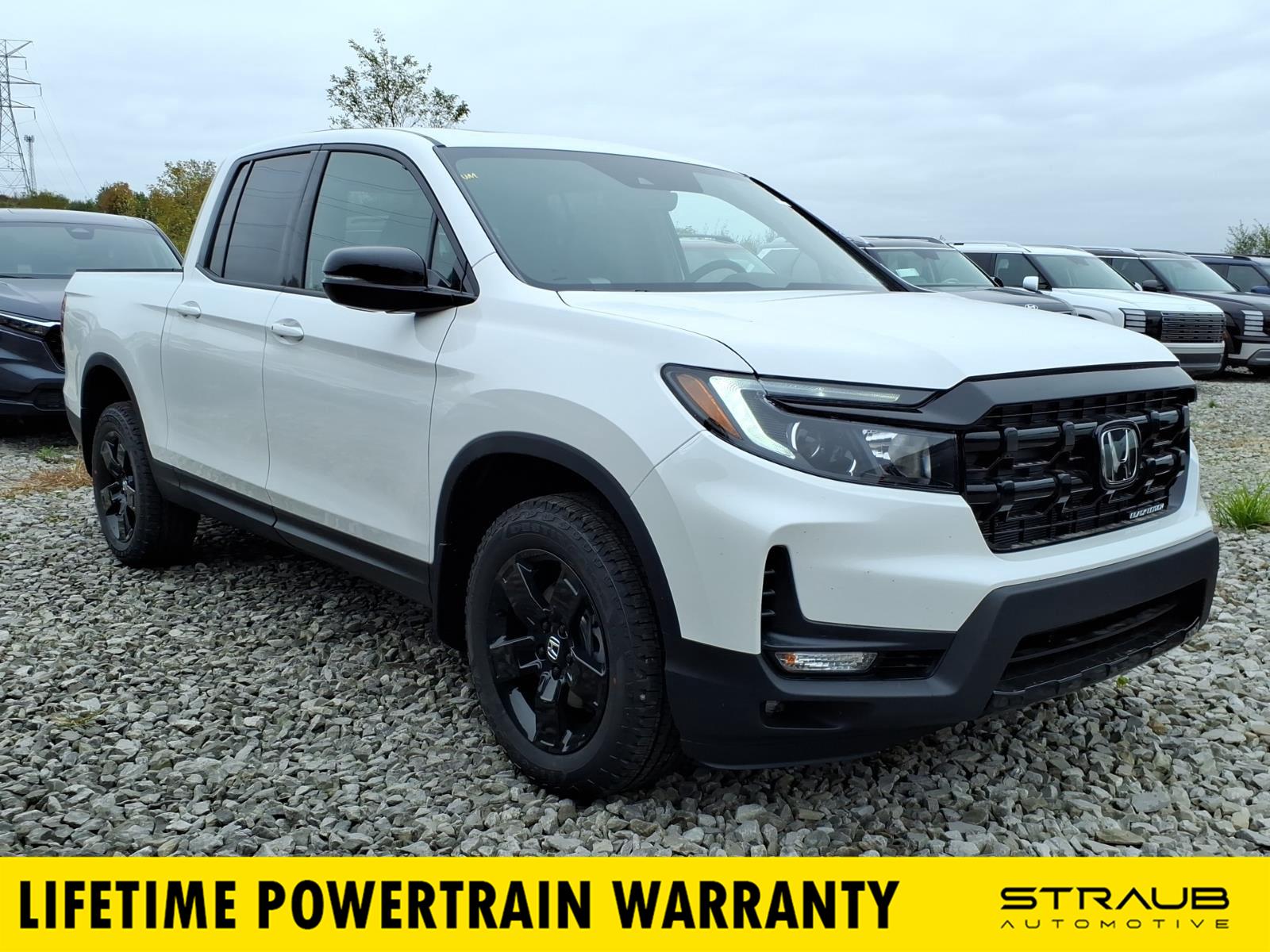 Platinum White Pearl 2026 Honda Ridgeline Pickup Truck All-Wheel Drive Automatic