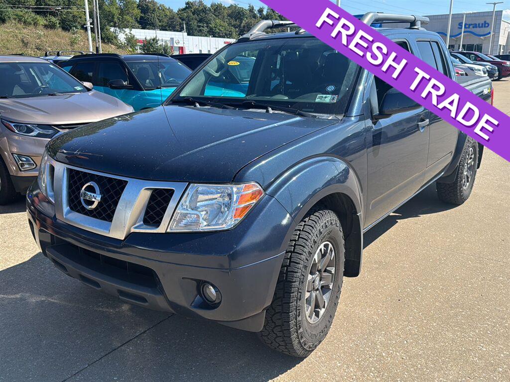 Arctic Blue Metallic 2019 Nissan Frontier Pickup Truck Four-Wheel Drive Automatic