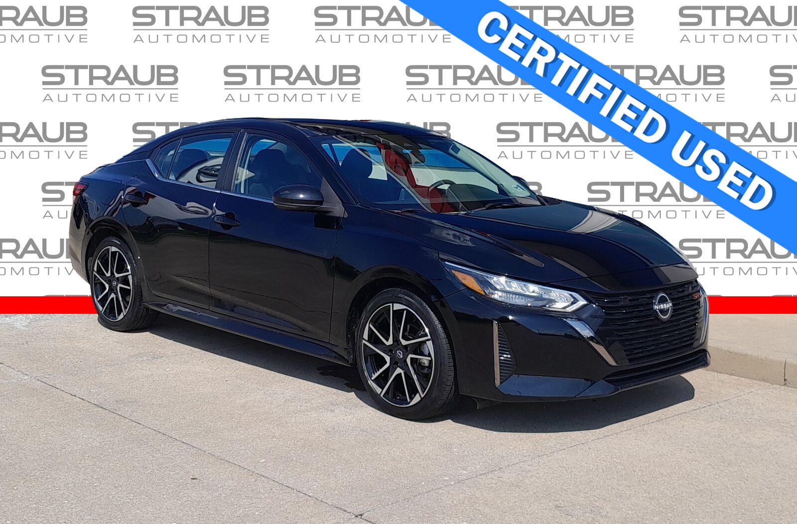 Super Black 2025 Nissan Sentra Sedan Front-Wheel Drive Continuously Variable Transmission
