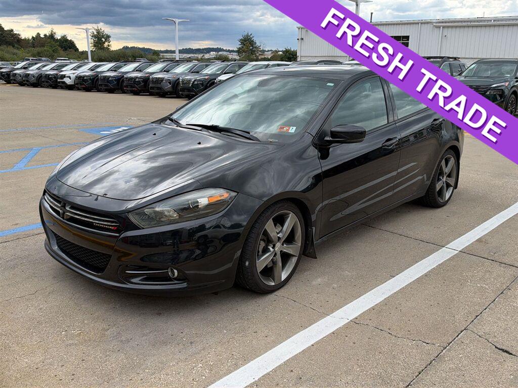Pitch Black Clearcoat 2015 Dodge Dart Sedan Front-Wheel Drive 6-Speed Automatic