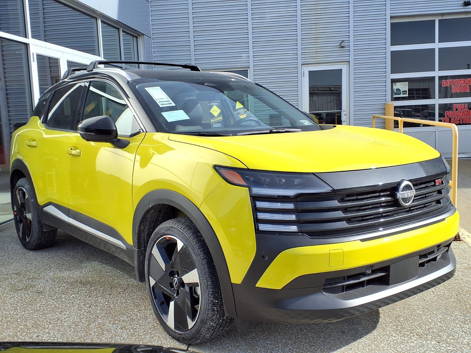 Yuzu Yellow Metallic/Super Black 2026 Nissan Kicks SUV / Crossover All-Wheel Drive Continuously Variable Transmission