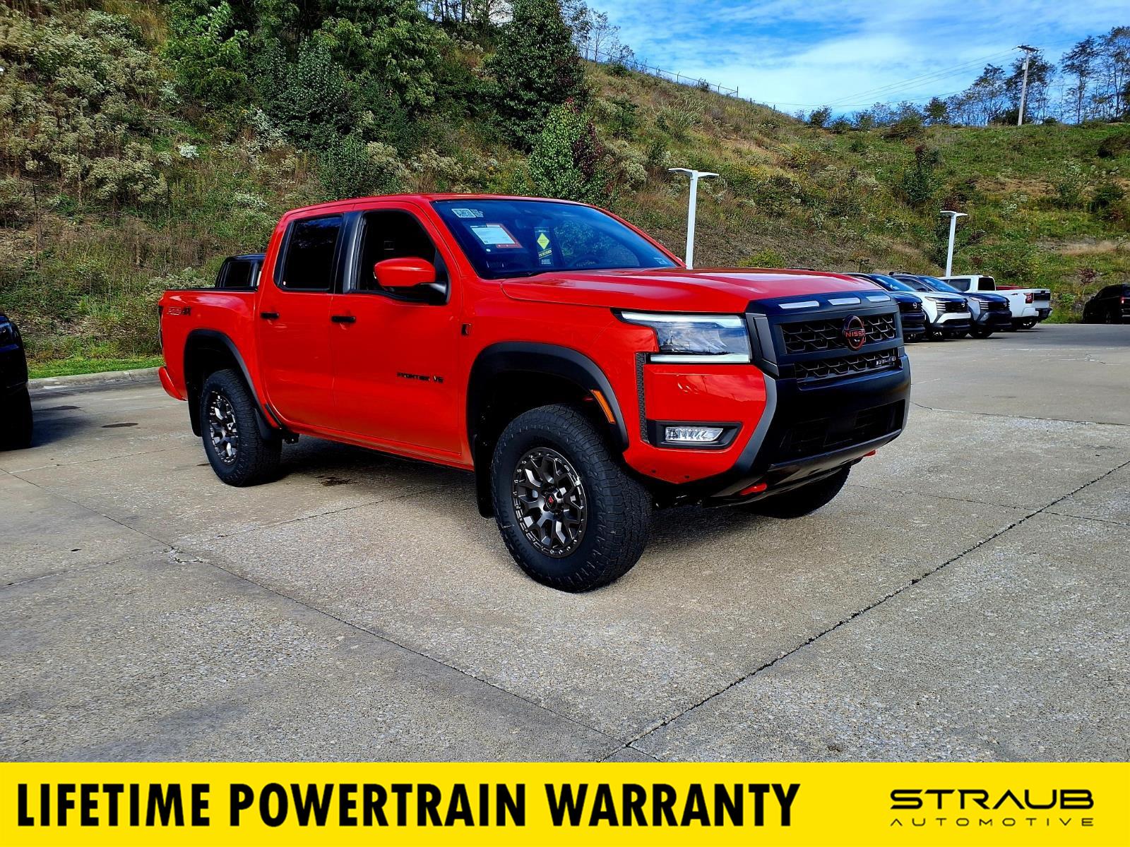 Afterburn Orange 2027 Nissan Frontier Pickup Truck Four-Wheel Drive Automatic