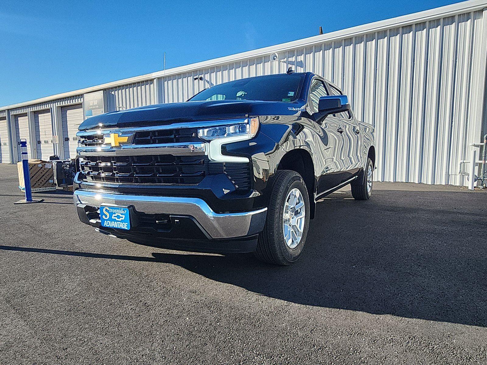 Black 2026 Chevrolet Silverado 1500 Pickup Truck Four-Wheel Drive Automatic