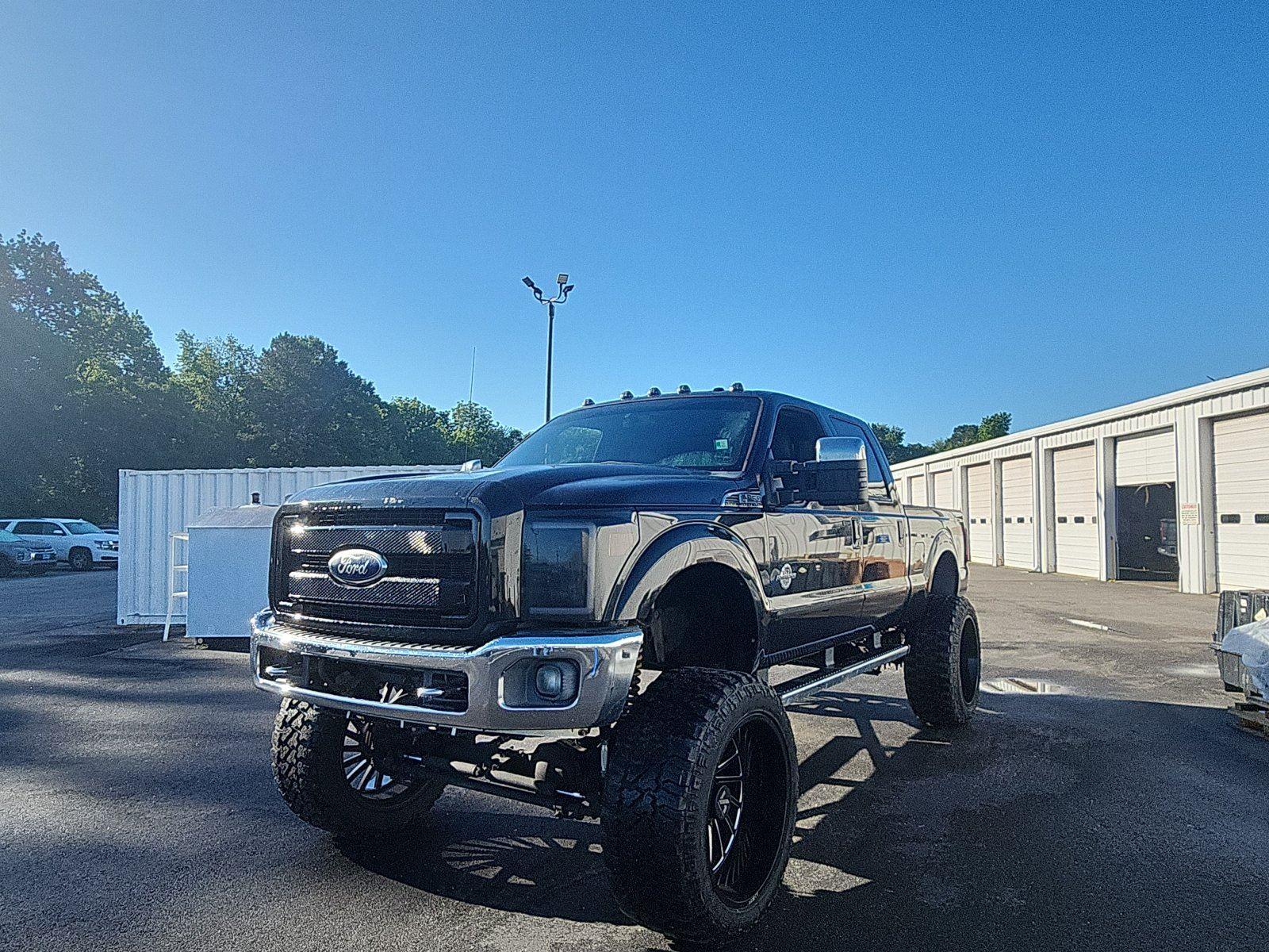Black 2011 Ford F-250 Super Duty Pickup Truck Four-Wheel Drive 6-Speed Automatic