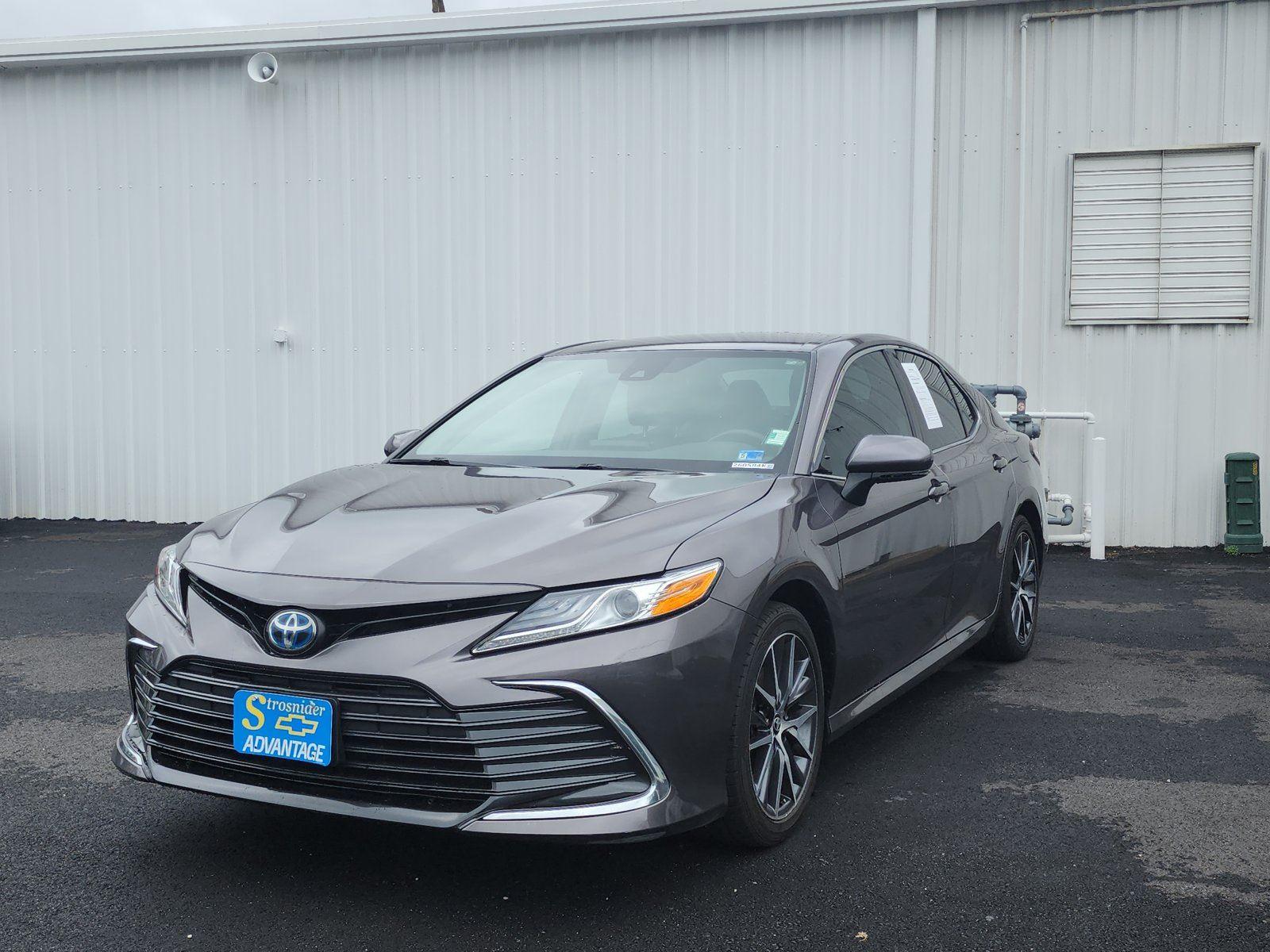 Predawn Gray Mica 2022 Toyota Camry Hybrid Sedan Front-Wheel Drive Continuously Variable Transmission