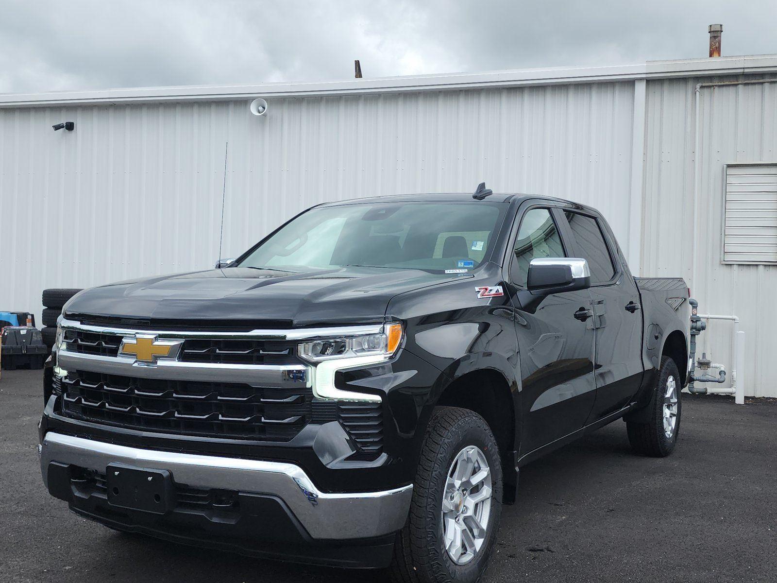 Black 2026 Chevrolet Silverado 1500 Pickup Truck Four-Wheel Drive Automatic