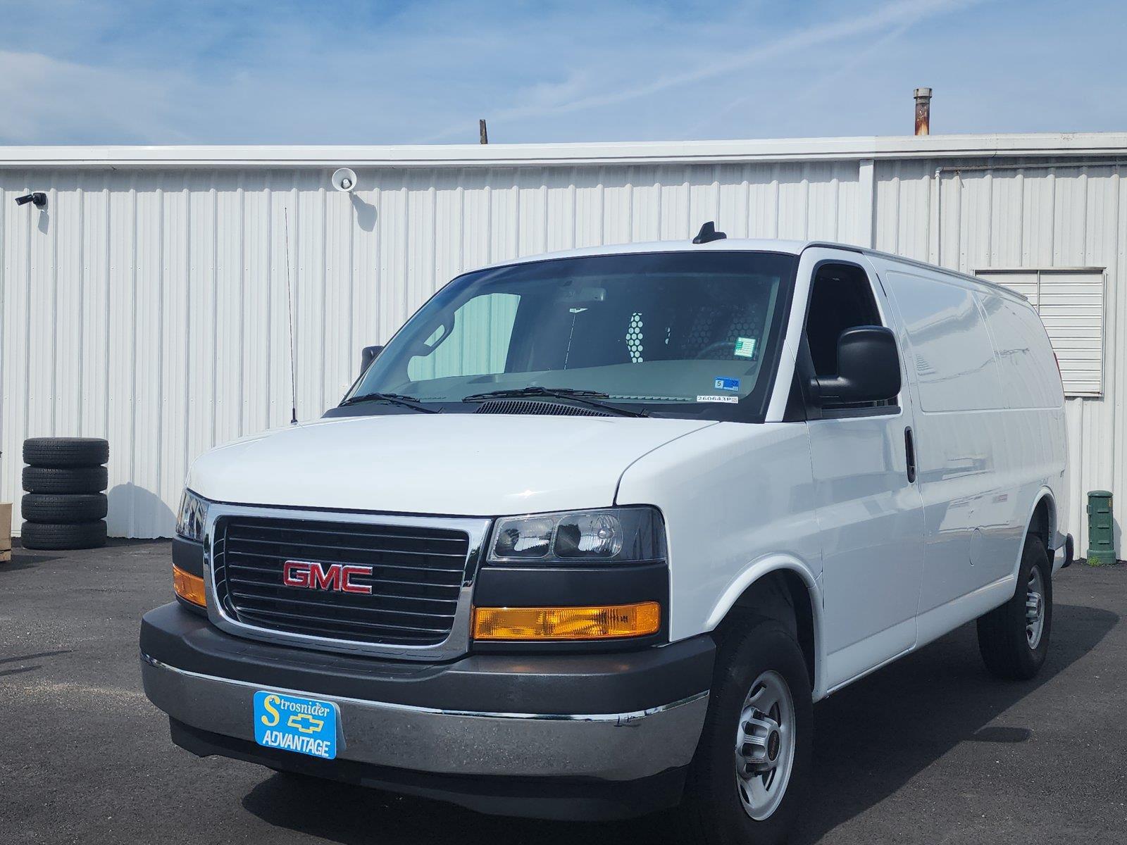 Summit White 2025 GMC Savana Cargo Van Rear-Wheel Drive Automatic