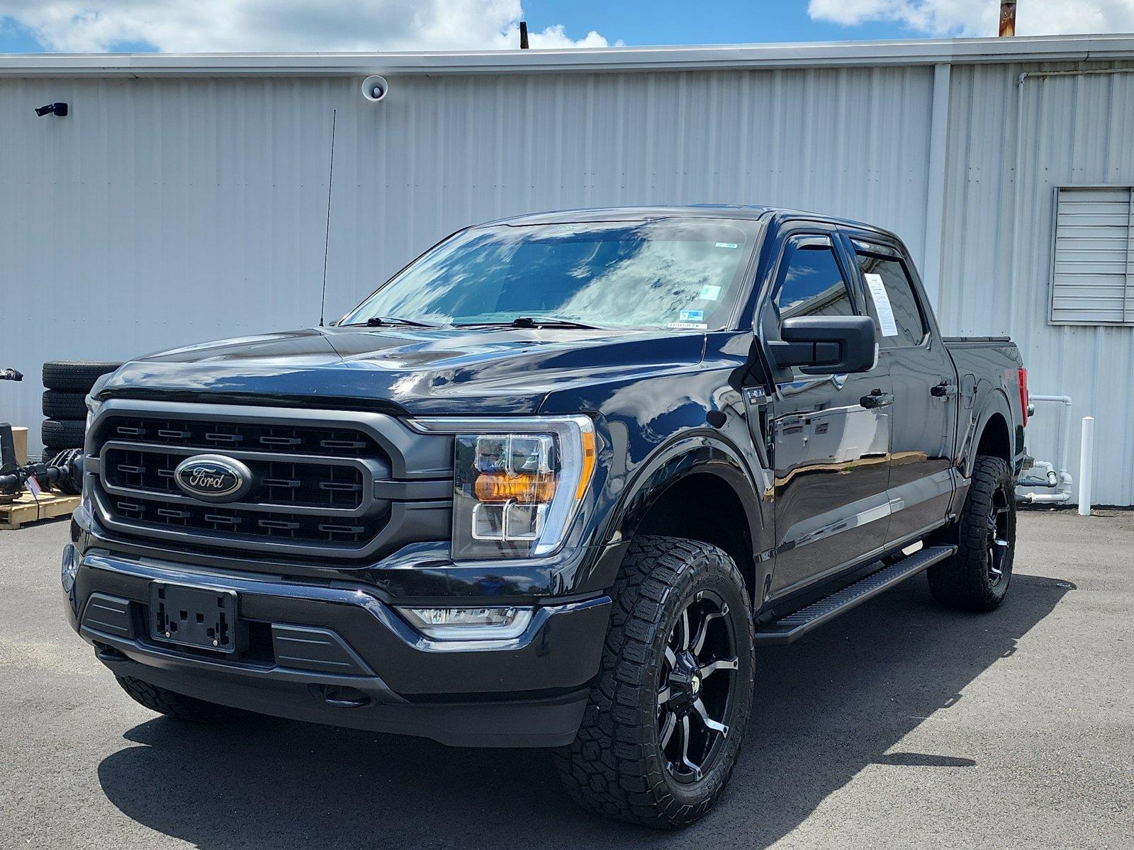 Agate Black Metallic 2022 Ford F-150 Pickup Truck Four-Wheel Drive Automatic