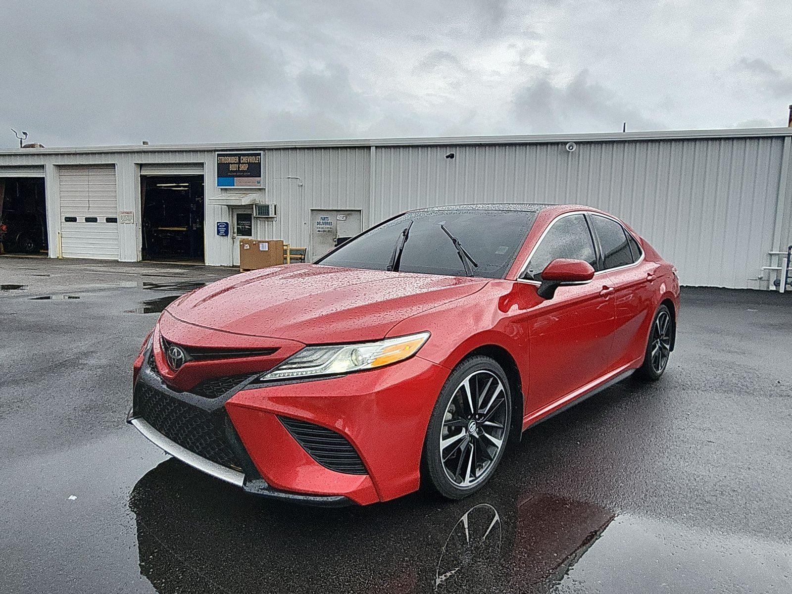 Supersonic Red 2020 Toyota Camry Sedan Front-Wheel Drive Automatic