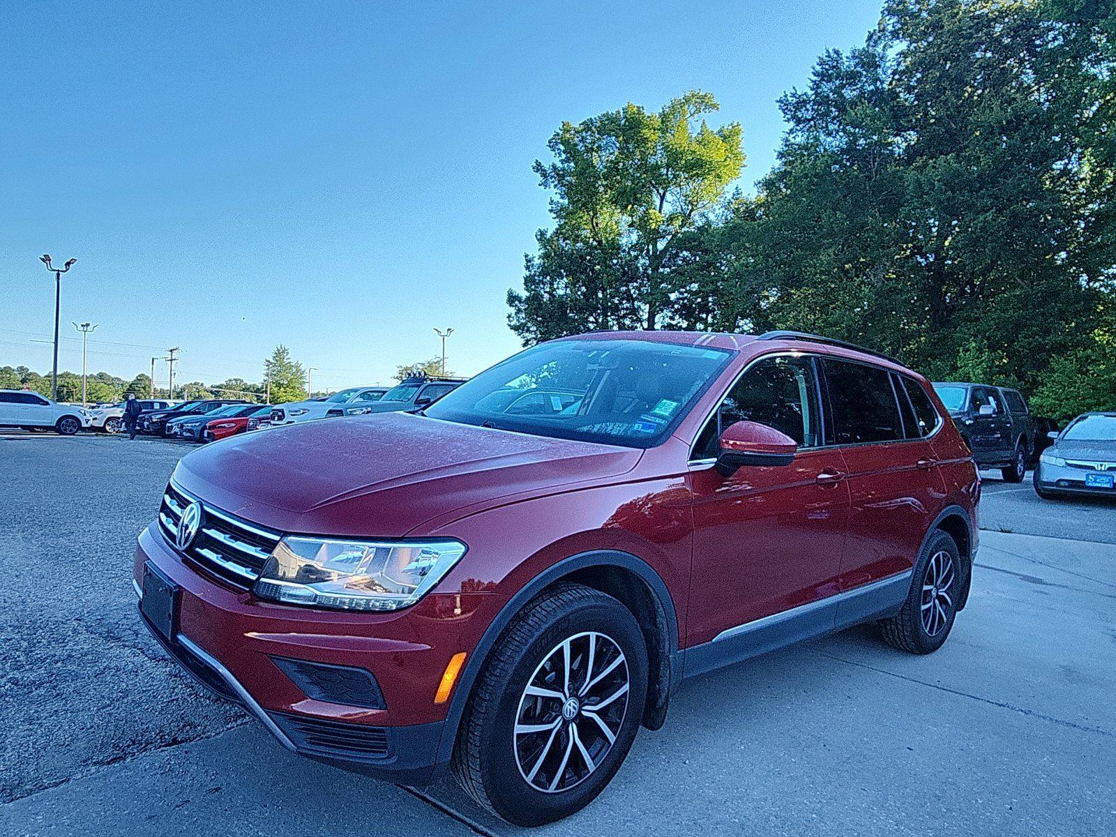 Red 2021 Volkswagen Tiguan SUV / Crossover Automatic