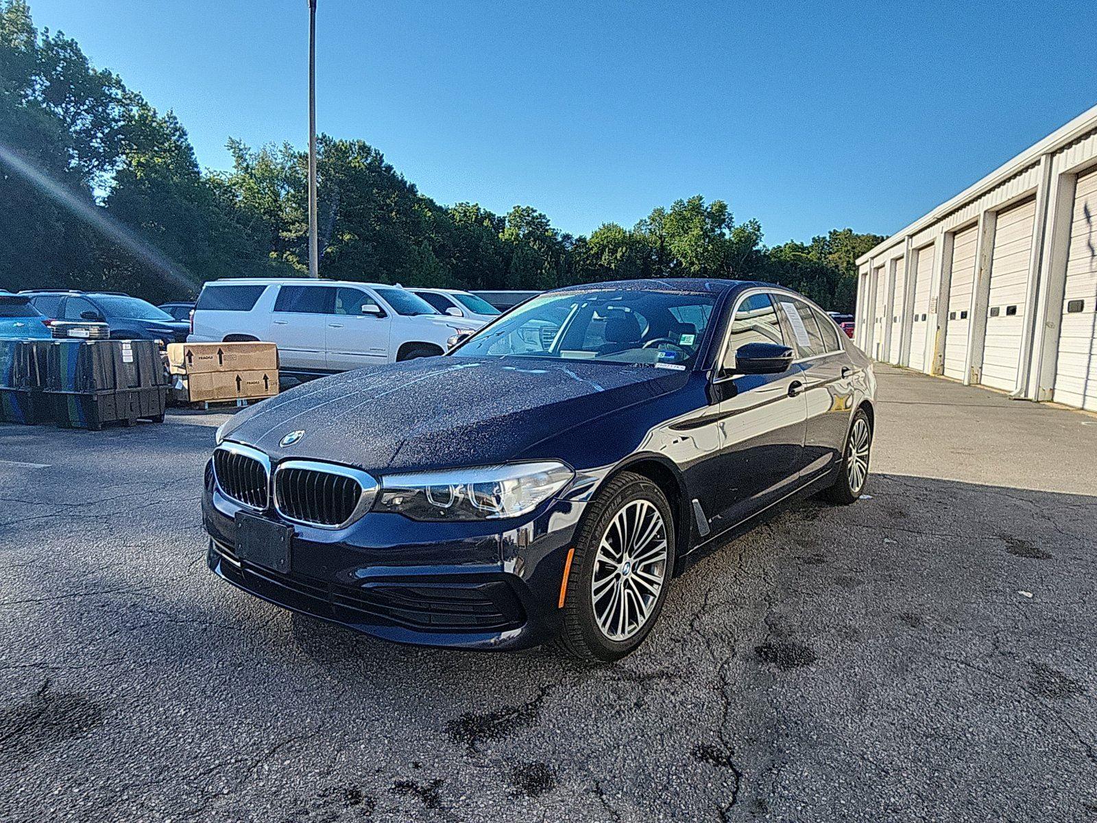 Imperial Blue Metallic 2019 BMW 5 Series Sedan All-Wheel Drive Automatic
