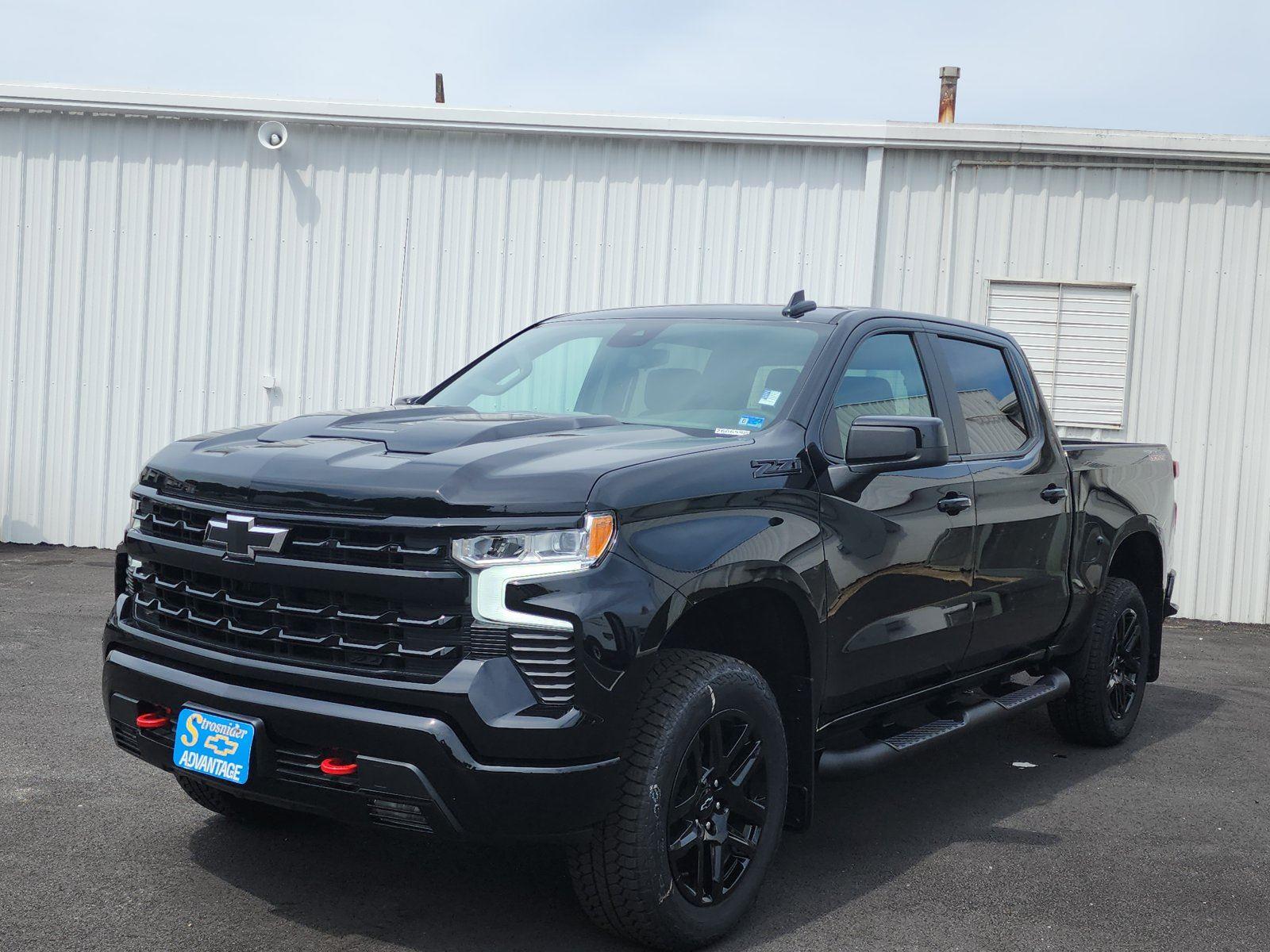 Black 2026 Chevrolet Silverado 1500 Pickup Truck Four-Wheel Drive Automatic