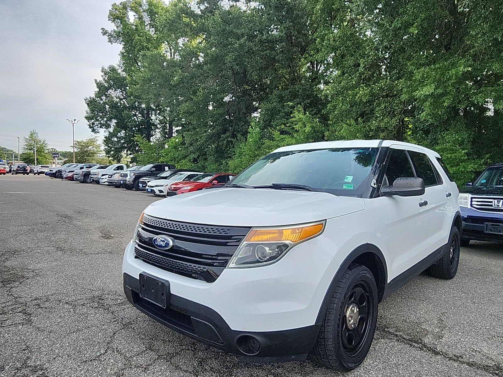 White 2015 Ford Explorer SUV / Crossover All-Wheel Drive Automatic
