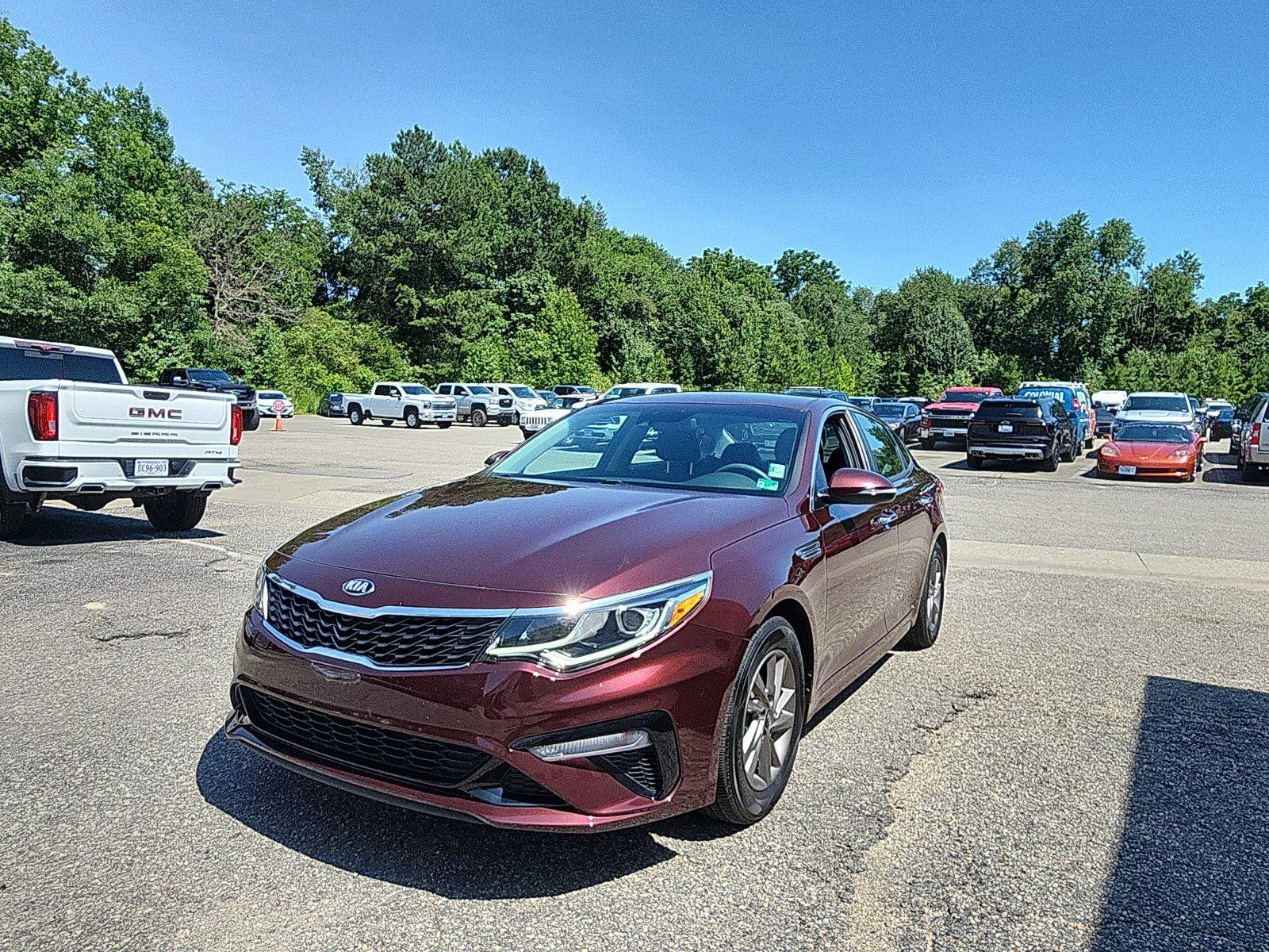 Red (Sangria) 2020 Kia Optima Sedan Front-Wheel Drive Automatic