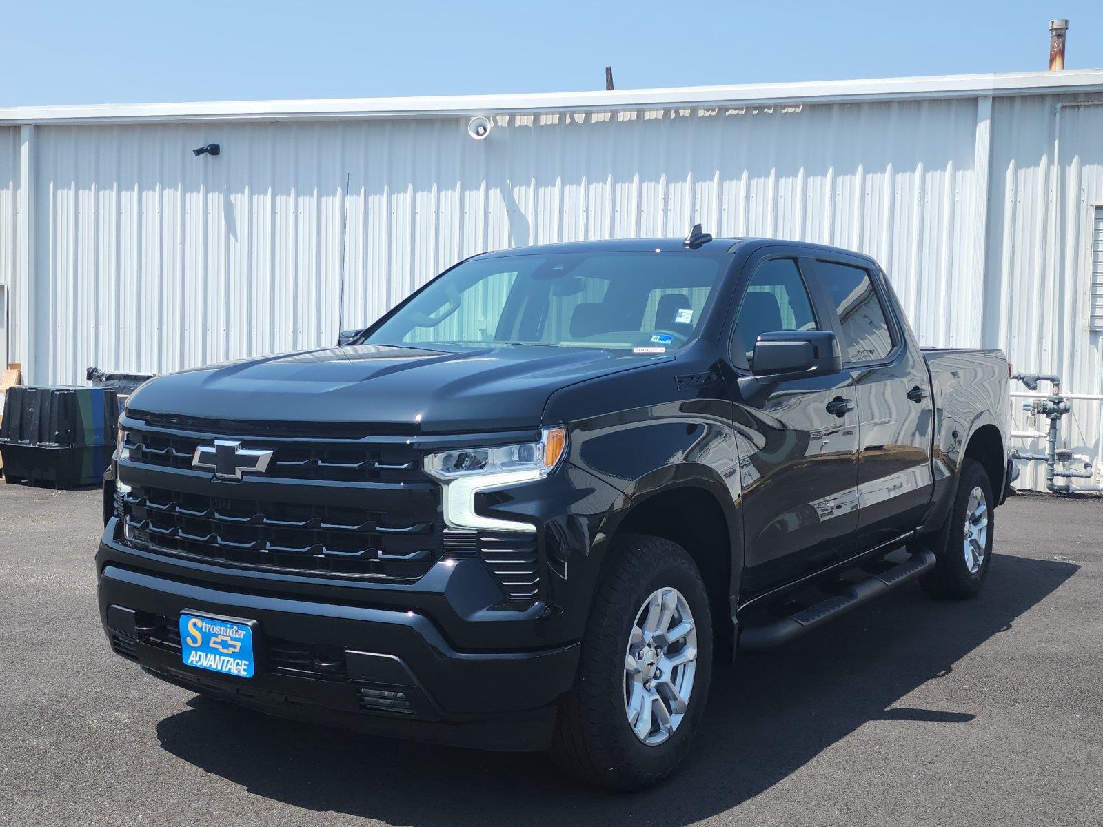 Black 2026 Chevrolet Silverado 1500 Pickup Truck Four-Wheel Drive Automatic