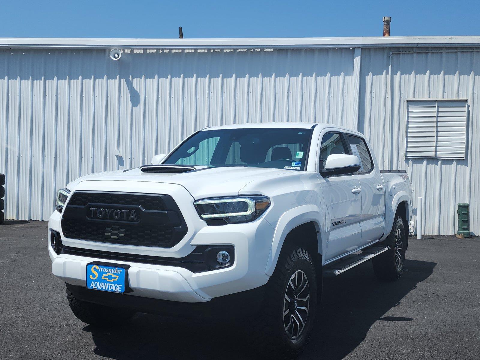 White 2023 Toyota Tacoma Pickup Truck Four-Wheel Drive 6-Speed Automatic