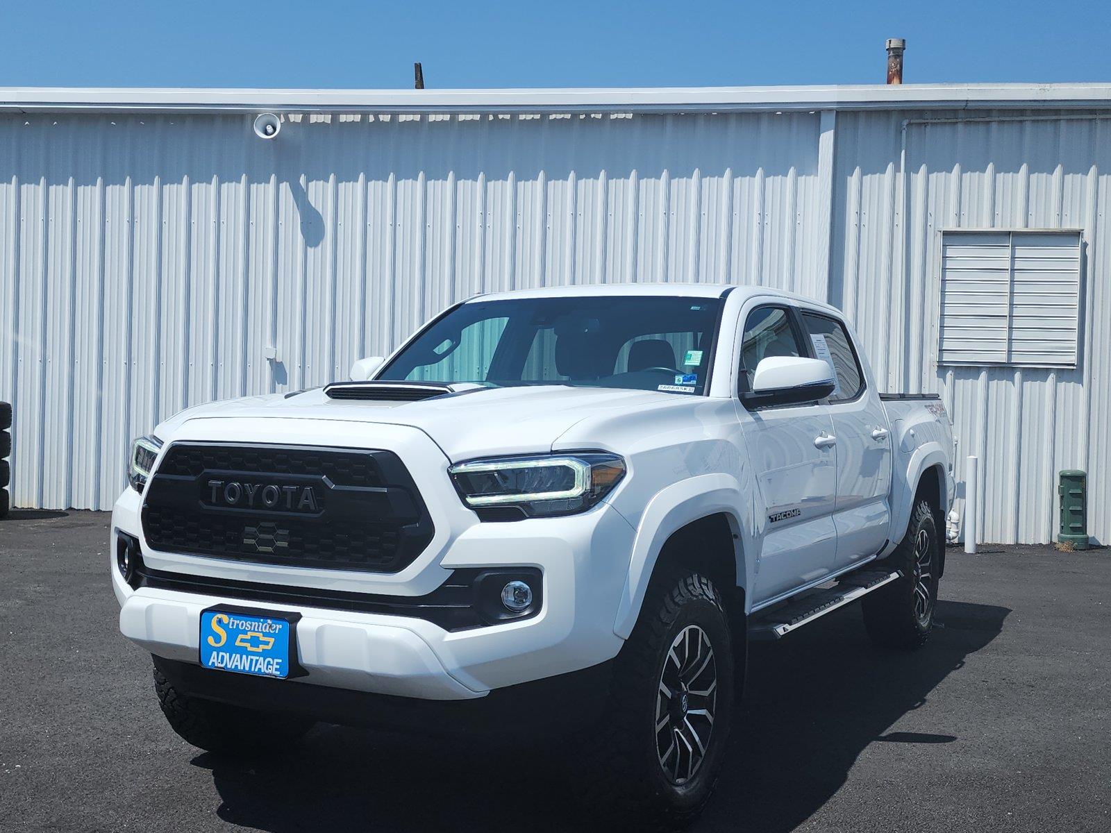 White 2023 Toyota Tacoma Pickup Truck Four-Wheel Drive 6-Speed Automatic