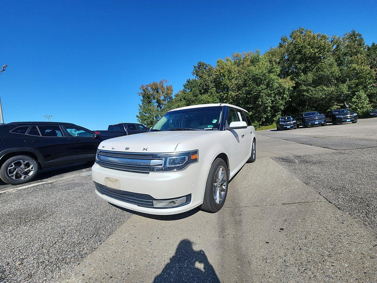 White Platinum Metallic Tri-Coat 2013 Ford Flex SUV / Crossover Front-Wheel Drive 6-Speed Automatic
