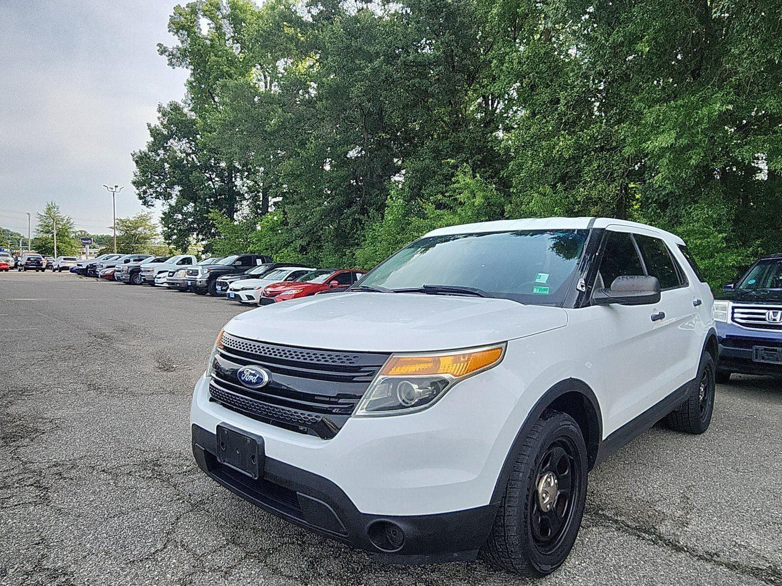 White 2015 Ford Explorer SUV / Crossover All-Wheel Drive Automatic