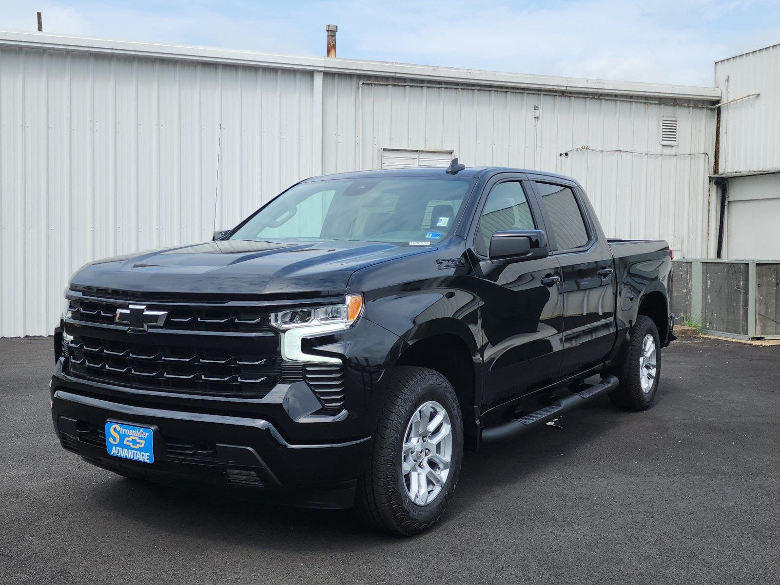Black 2026 Chevrolet Silverado 1500 Pickup Truck Four-Wheel Drive Automatic