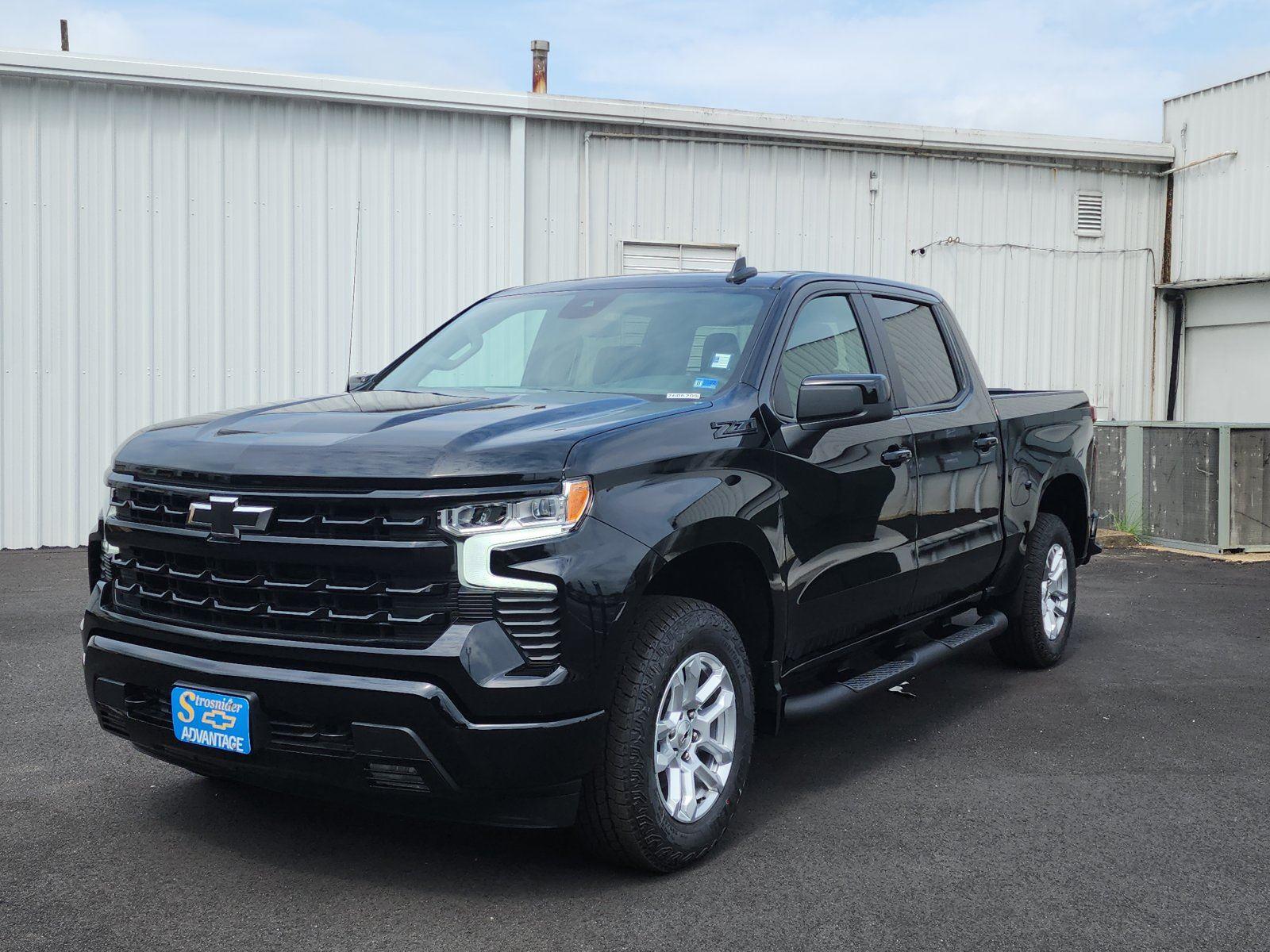 Black 2026 Chevrolet Silverado 1500 Pickup Truck Four-Wheel Drive Automatic