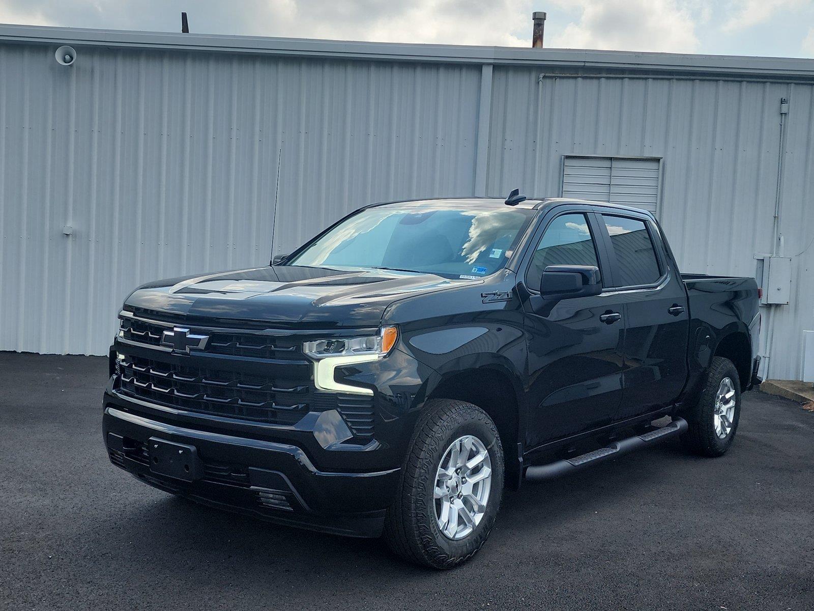 Black 2026 Chevrolet Silverado 1500 Pickup Truck Four-Wheel Drive Automatic