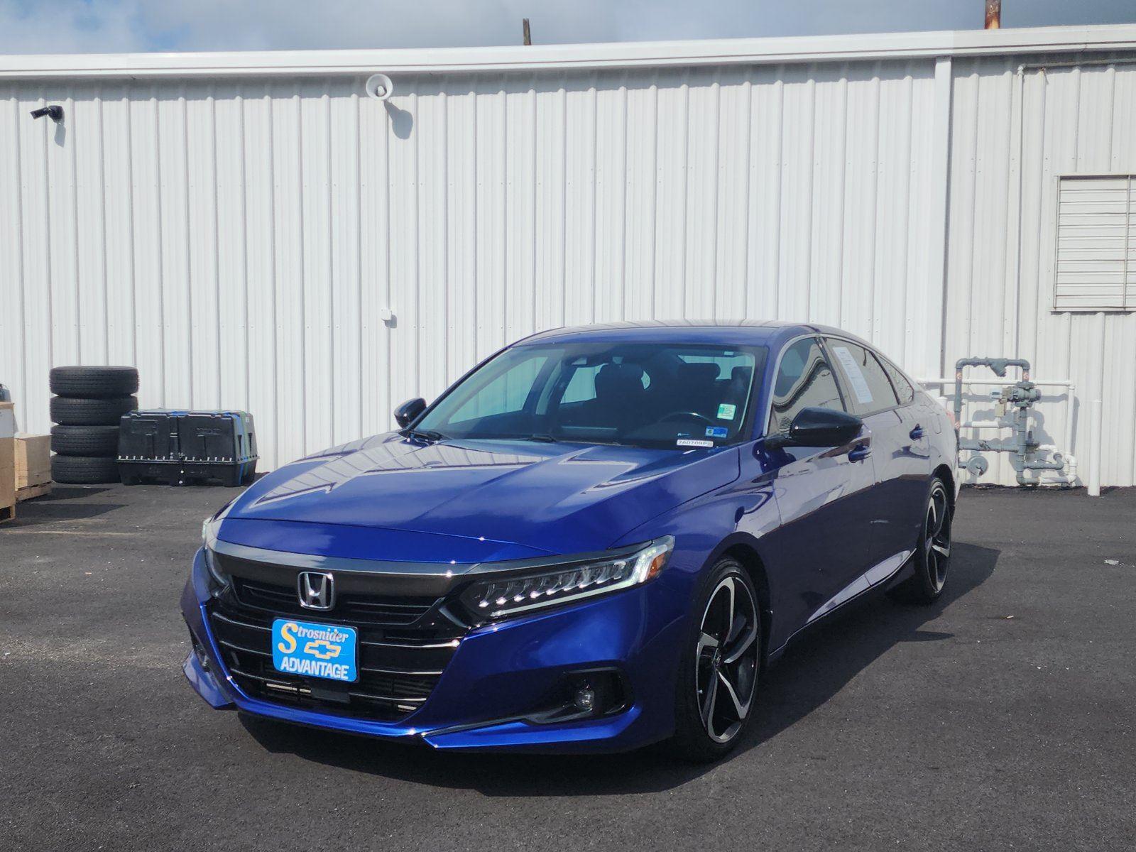 Still Night Pearl 2021 Honda Accord Sedan Front-Wheel Drive Continuously Variable Transmission
