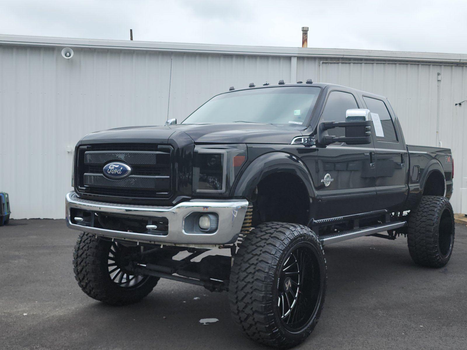 Black 2011 Ford F-250 Super Duty Pickup Truck Four-Wheel Drive 6-Speed Automatic