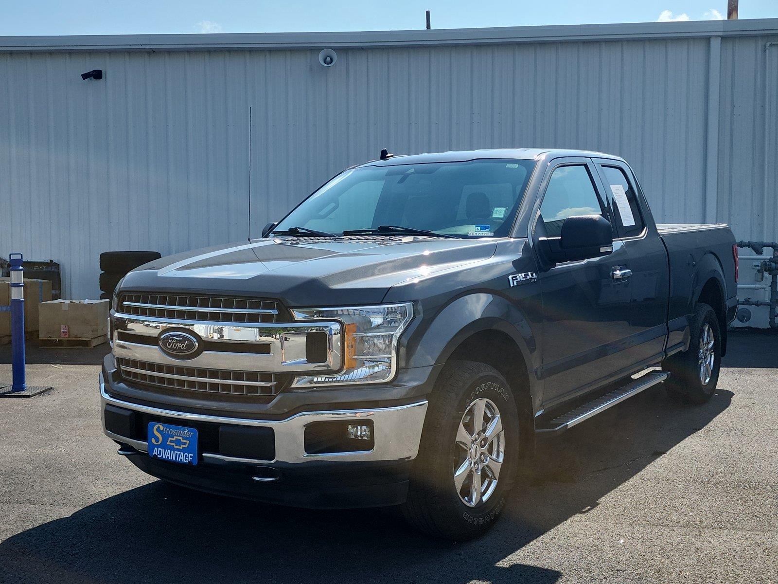 Gray 2019 Ford F-150 Pickup Truck Four-Wheel Drive