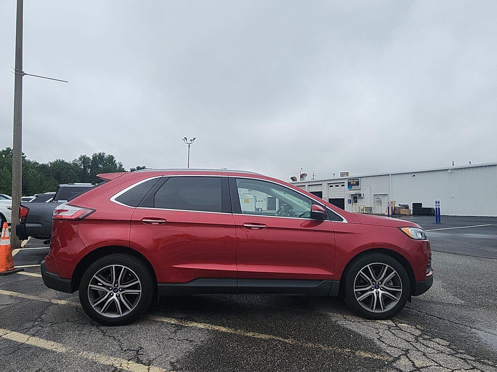Rapid Red Metallic Tinted Clearcoat 2020 Ford Edge SUV / Crossover All-Wheel Drive 8-Speed Automatic