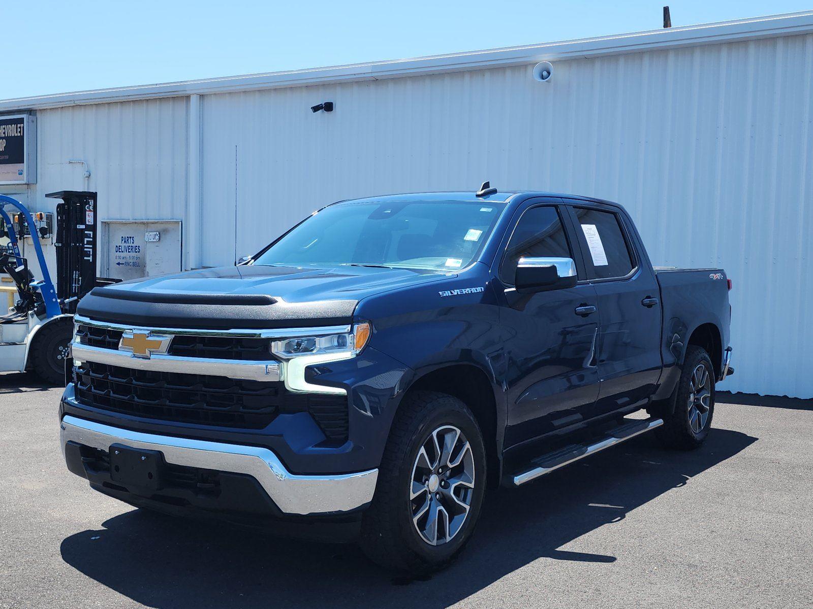 Northsky Blue Metallic 2022 Chevrolet Silverado 1500 Pickup Truck Four-Wheel Drive 8-Speed Automatic