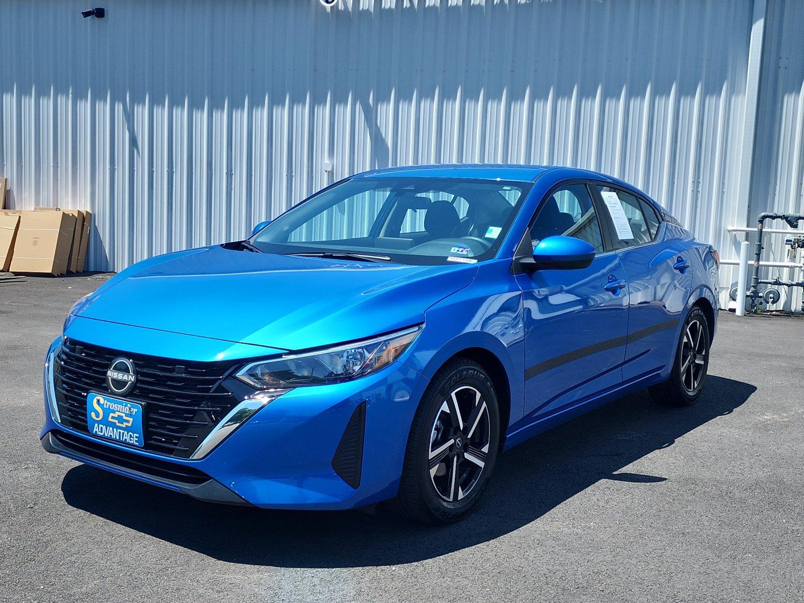 Electric Blue Metallic 2025 Nissan Sentra Sedan Front-Wheel Drive Continuously Variable Transmission