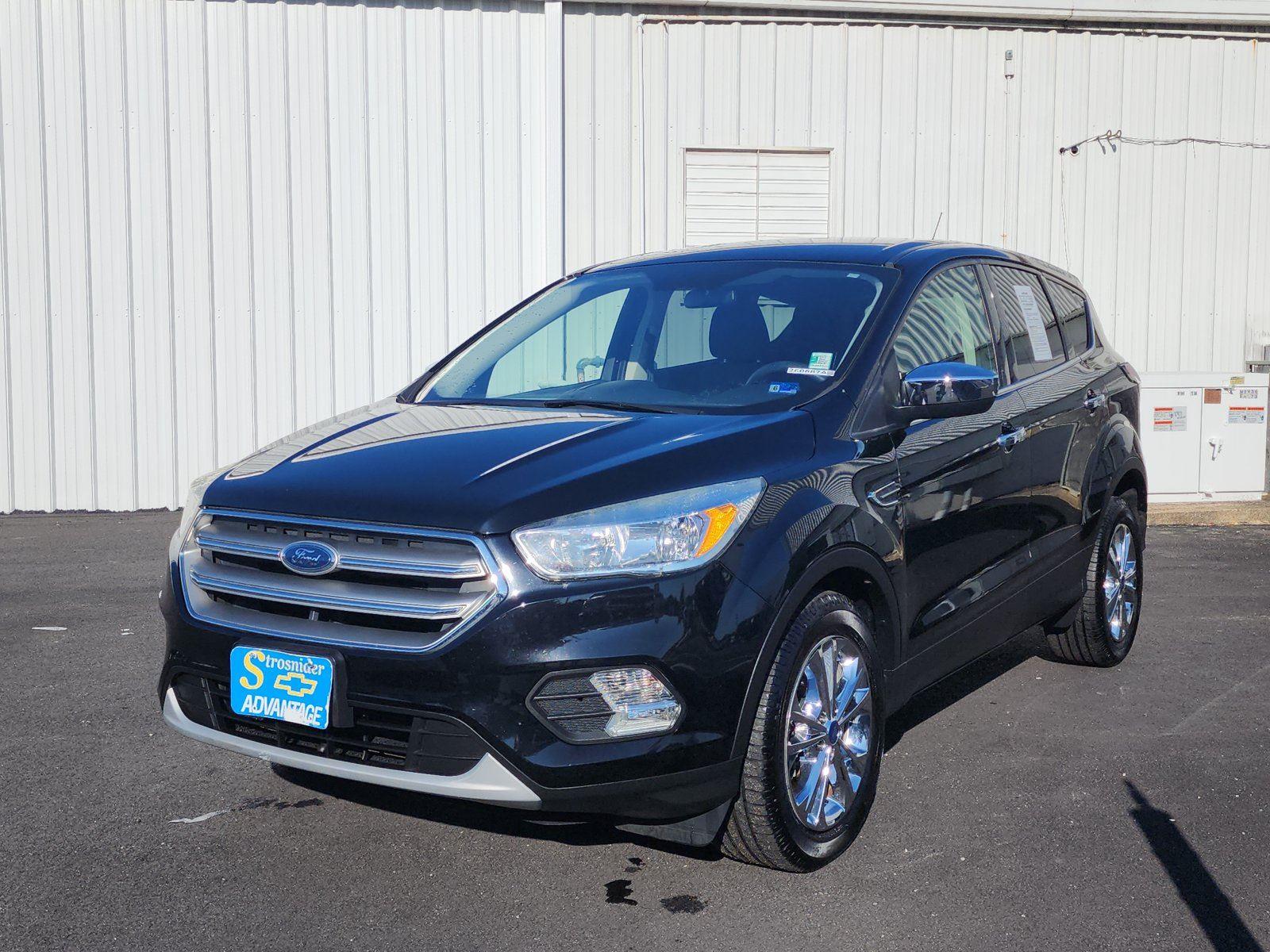 Shadow Black 2017 Ford Escape SUV / Crossover All-Wheel Drive 6-Speed Automatic