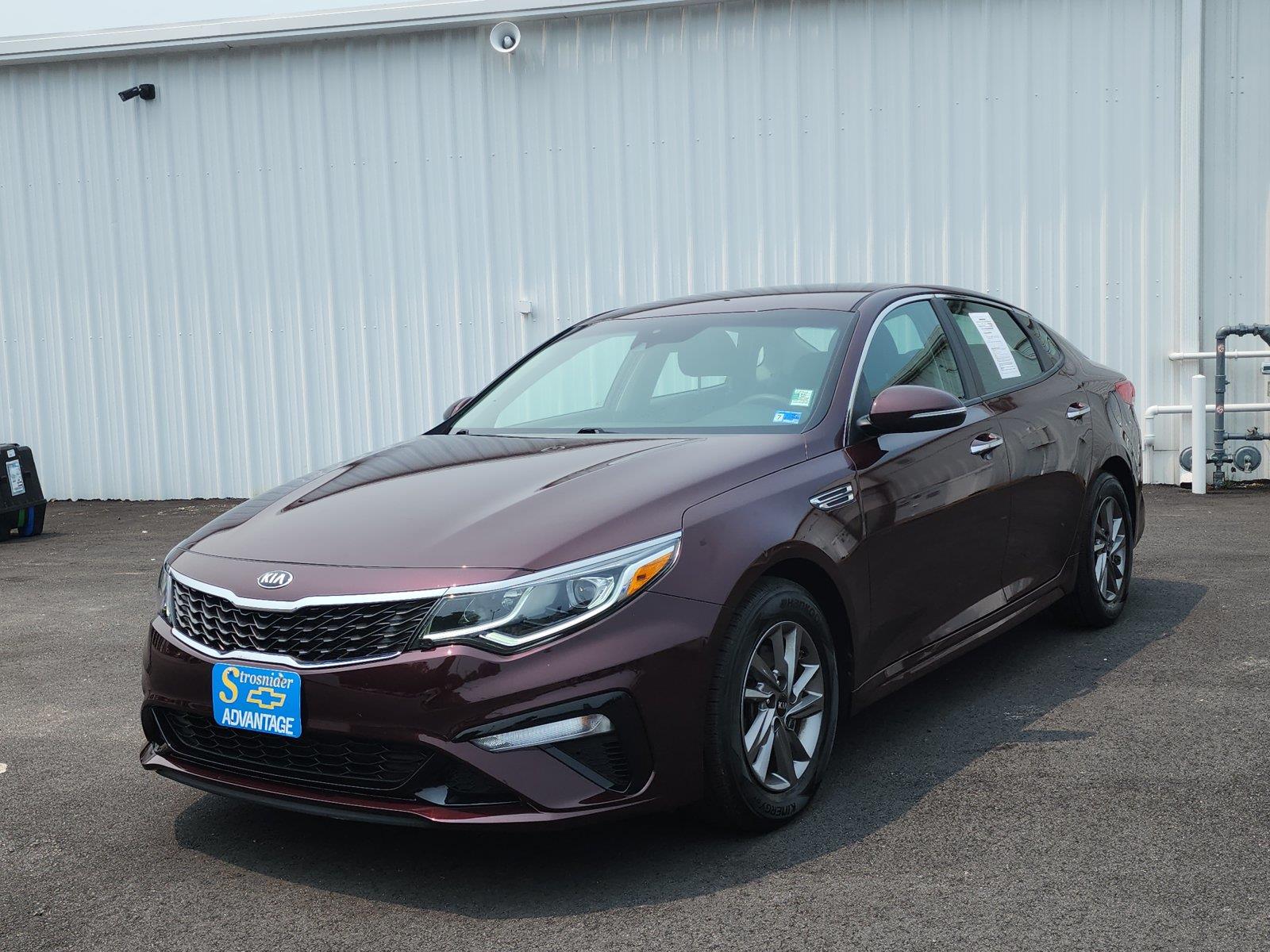 Red (Sangria) 2020 Kia Optima Sedan Front-Wheel Drive Automatic